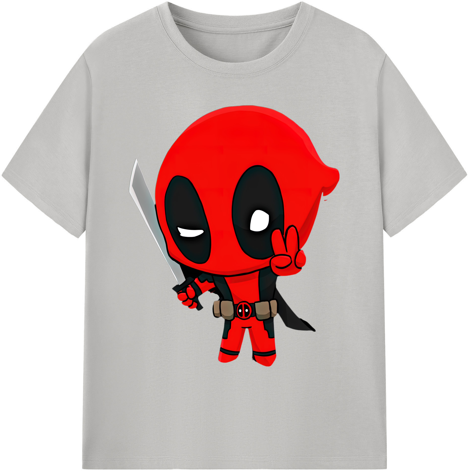 （画像用） Deadpool デッドプール 綿100％ メンズ半袖Tシャツ｜肌触りやわらか＆通気性