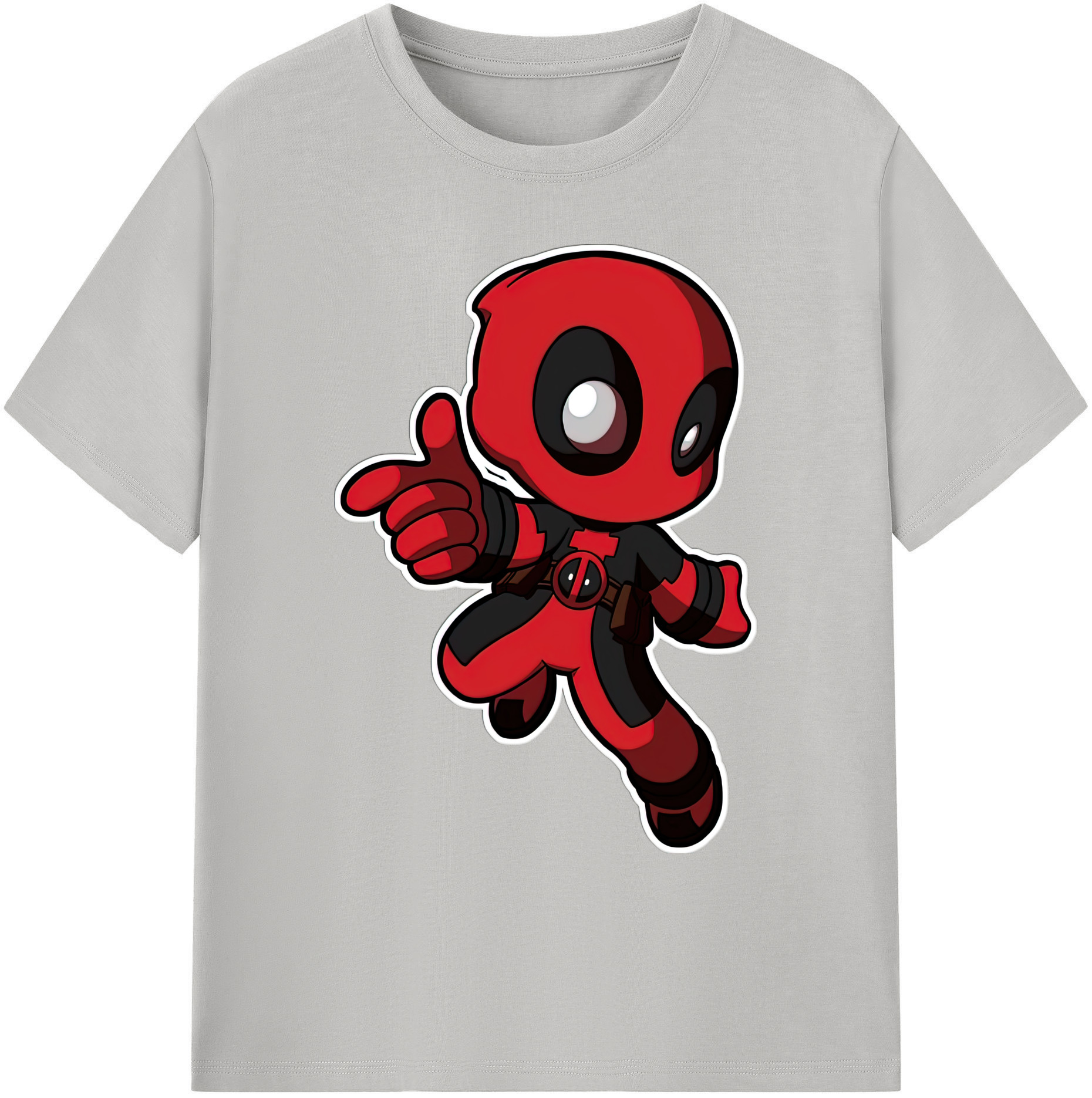 （画像用） Deadpool デッドプール 綿100％ メンズ半袖Tシャツ｜肌触りやわらか＆通気性