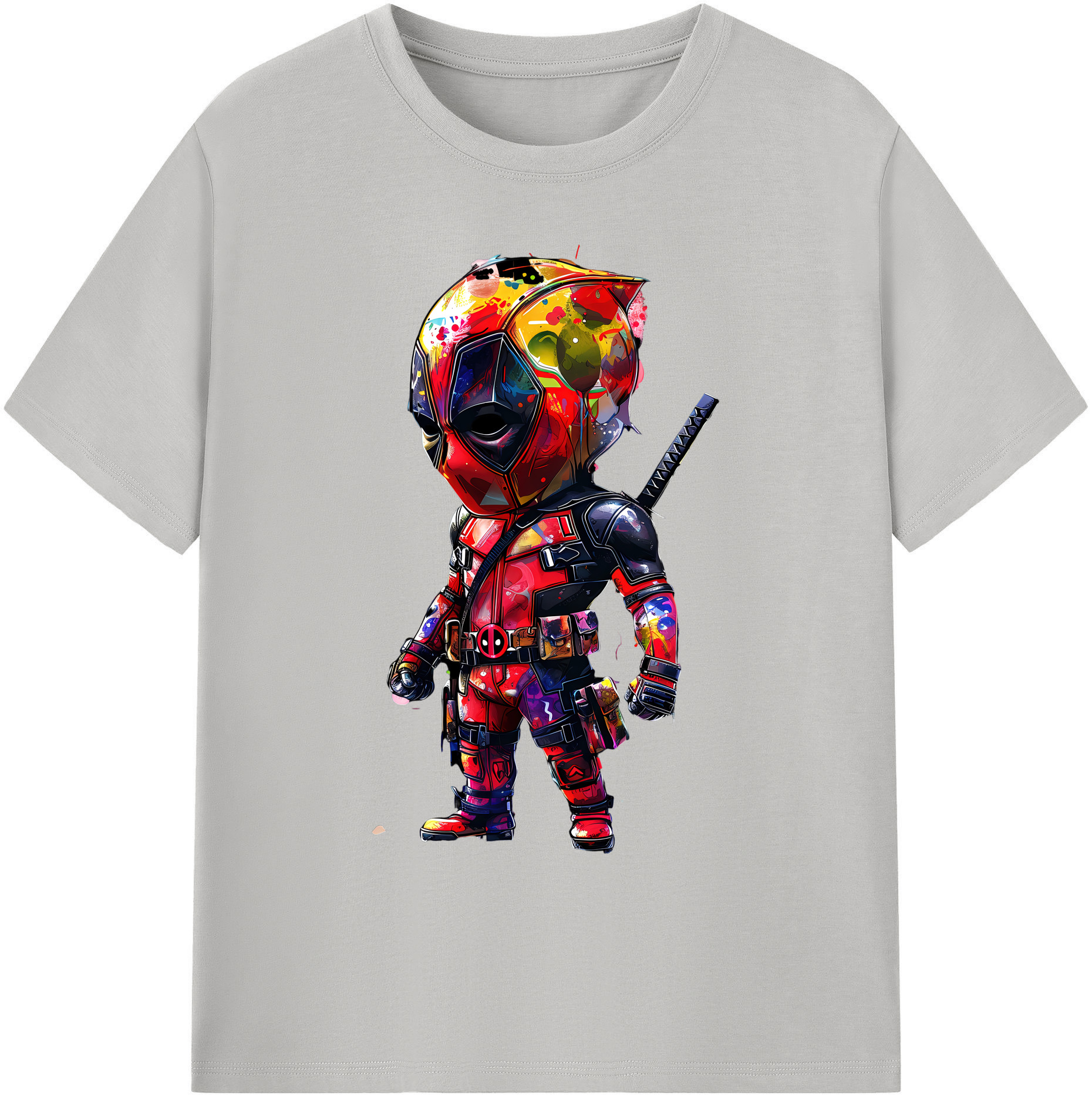 （画像用） Deadpool デッドプール 綿100％ メンズ半袖Tシャツ｜肌触りやわらか＆通気性