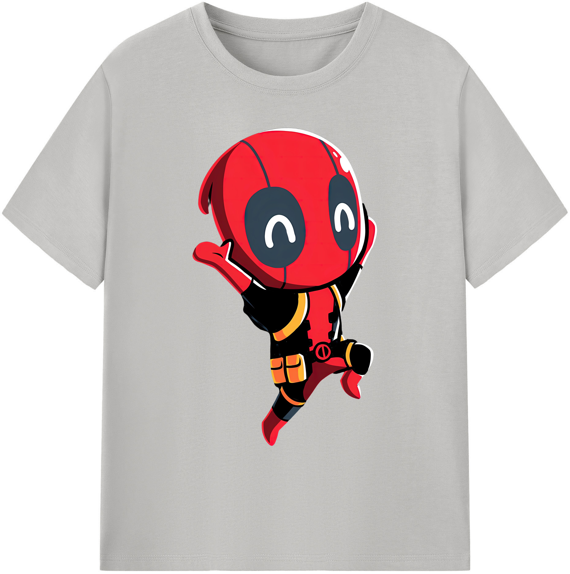 （画像用） Deadpool デッドプール 綿100％ メンズ半袖Tシャツ｜肌触りやわらか＆通気性