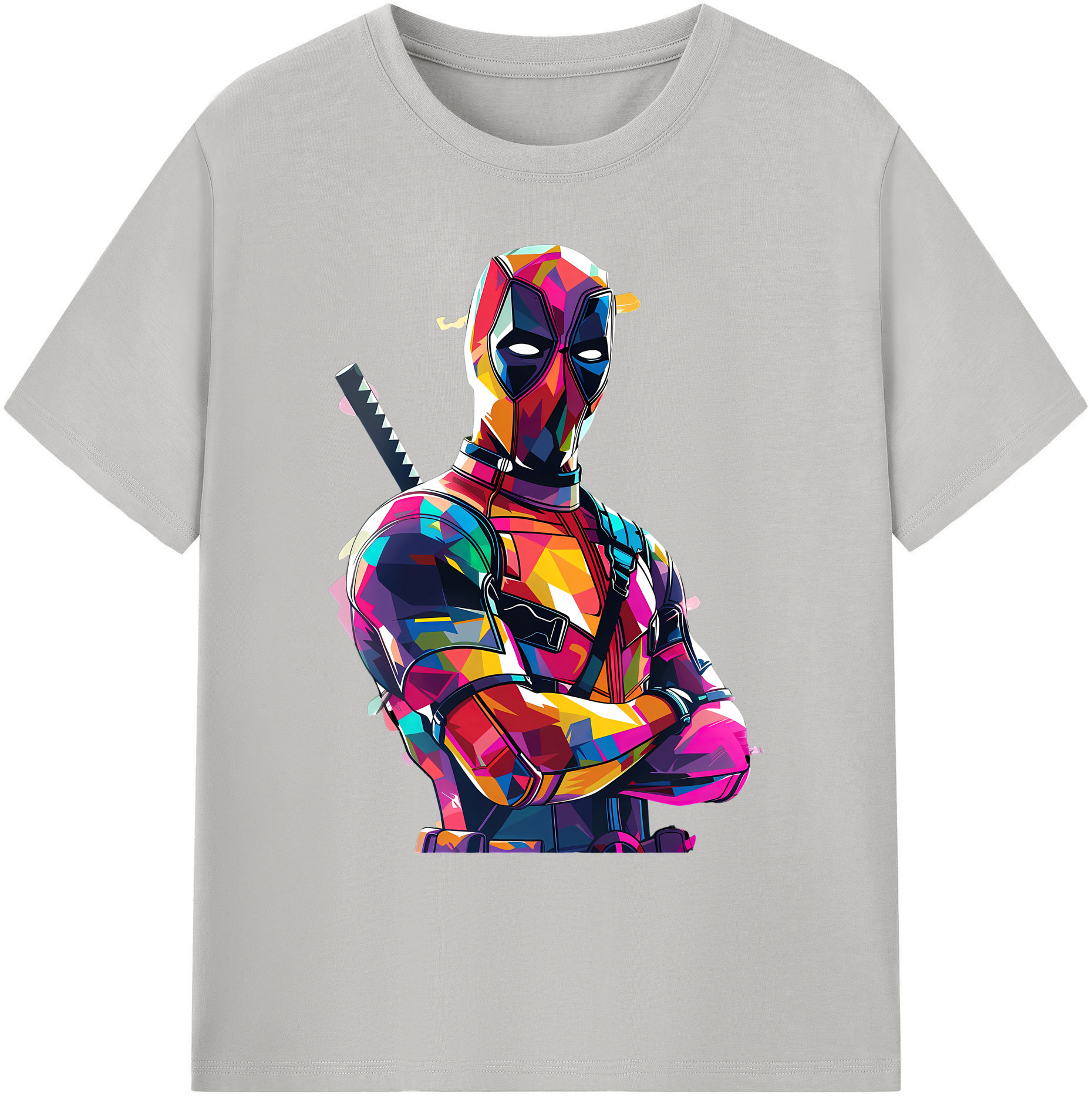 （画像用） Deadpool デッドプール 綿100％ メンズ半袖Tシャツ｜肌触りやわらか＆通気性