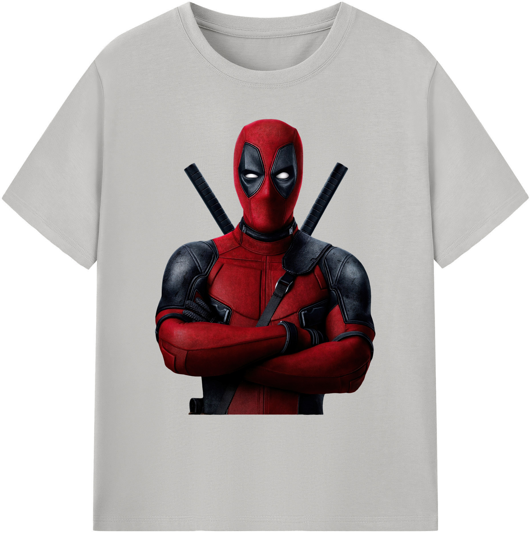 （画像用） Deadpool デッドプール 綿100％ メンズ半袖Tシャツ｜肌触りやわらか＆通気性
