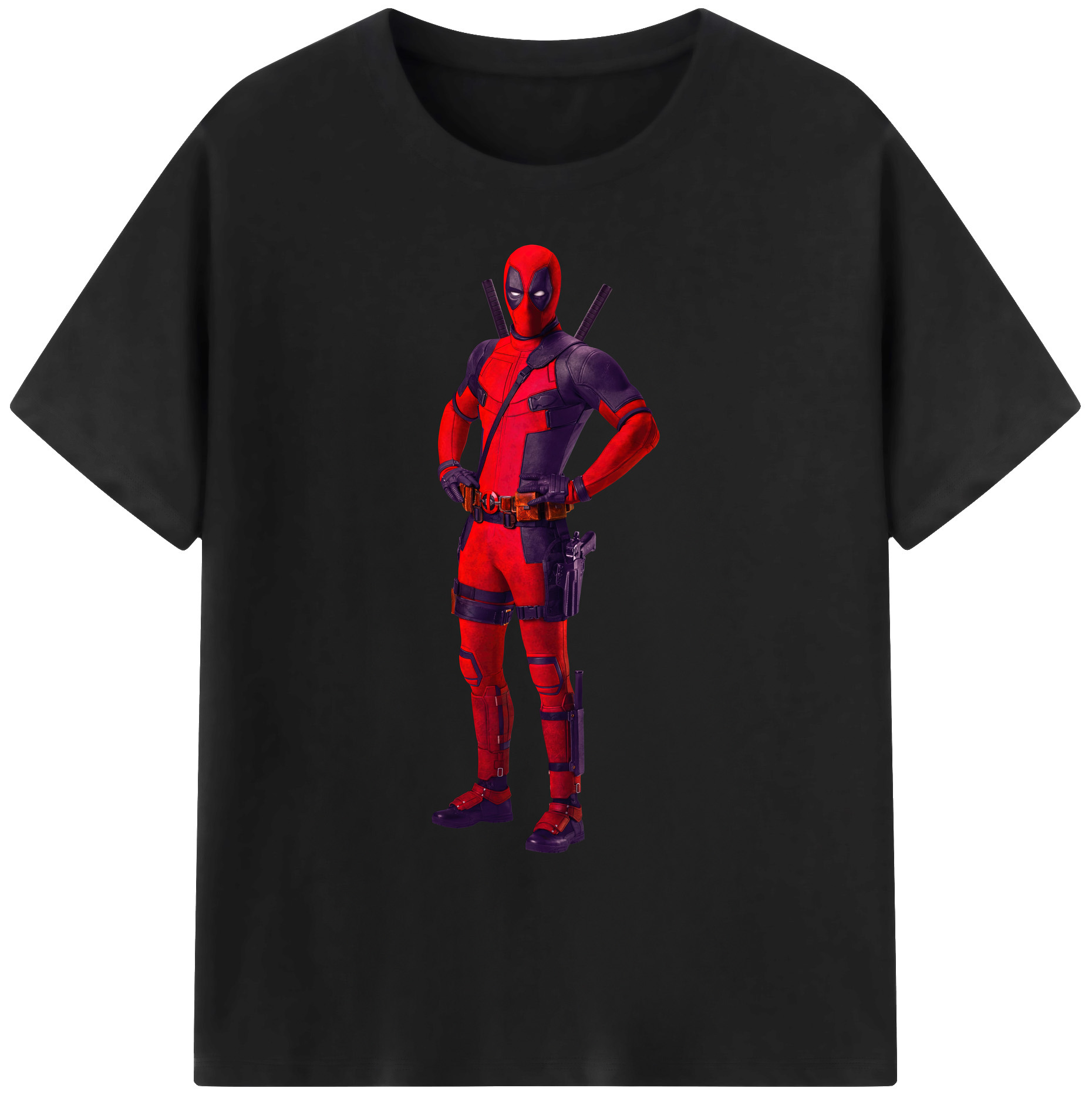 （画像用） Deadpool デッドプール 綿100％ メンズ半袖Tシャツ｜肌触りやわらか＆通気性