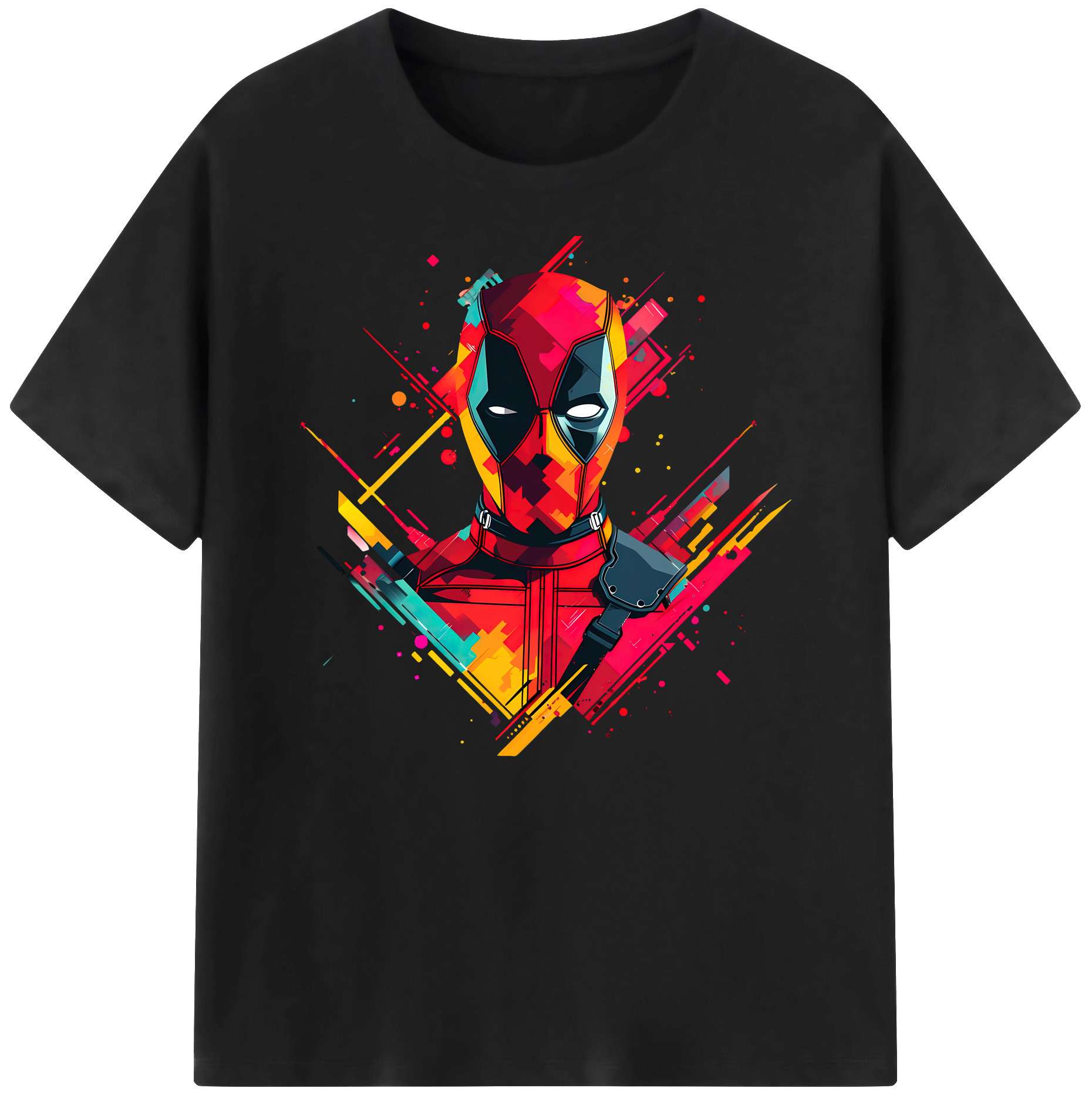 （画像用） Deadpool デッドプール 綿100％ メンズ半袖Tシャツ｜肌触りやわらか＆通気性