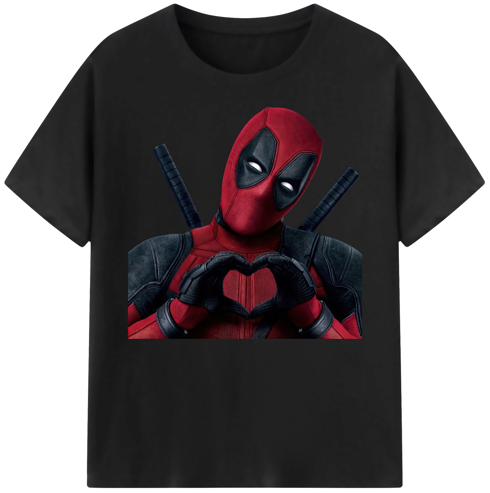 （画像用） Deadpool デッドプール 綿100％ メンズ半袖Tシャツ｜肌触りやわらか＆通気性