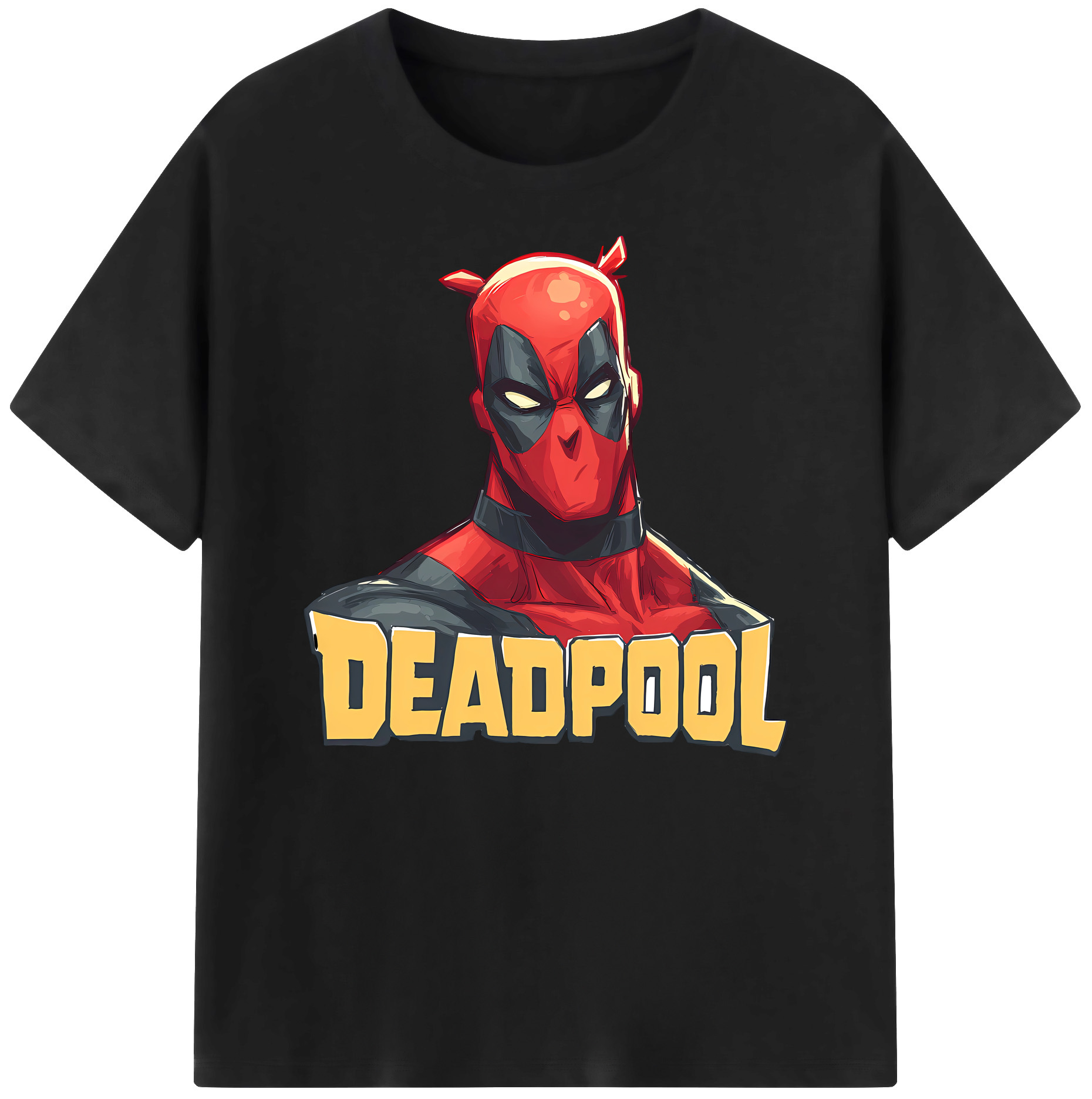 （画像用） Deadpool デッドプール 綿100％ メンズ半袖Tシャツ｜肌触りやわらか＆通気性