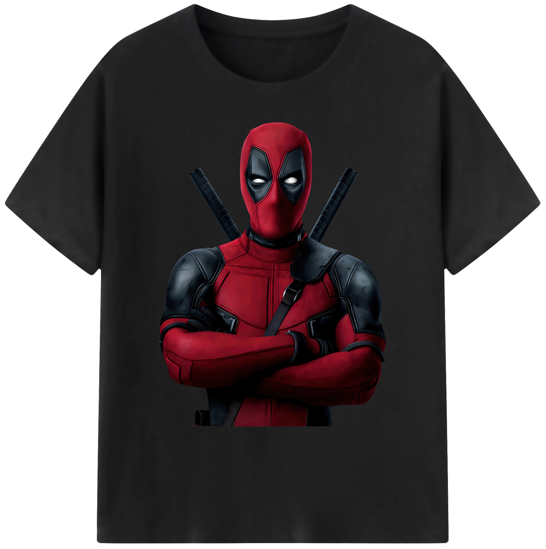 （画像用） Deadpool デッドプール 綿100％ メンズ半袖Tシャツ｜肌触りやわらか＆通気性