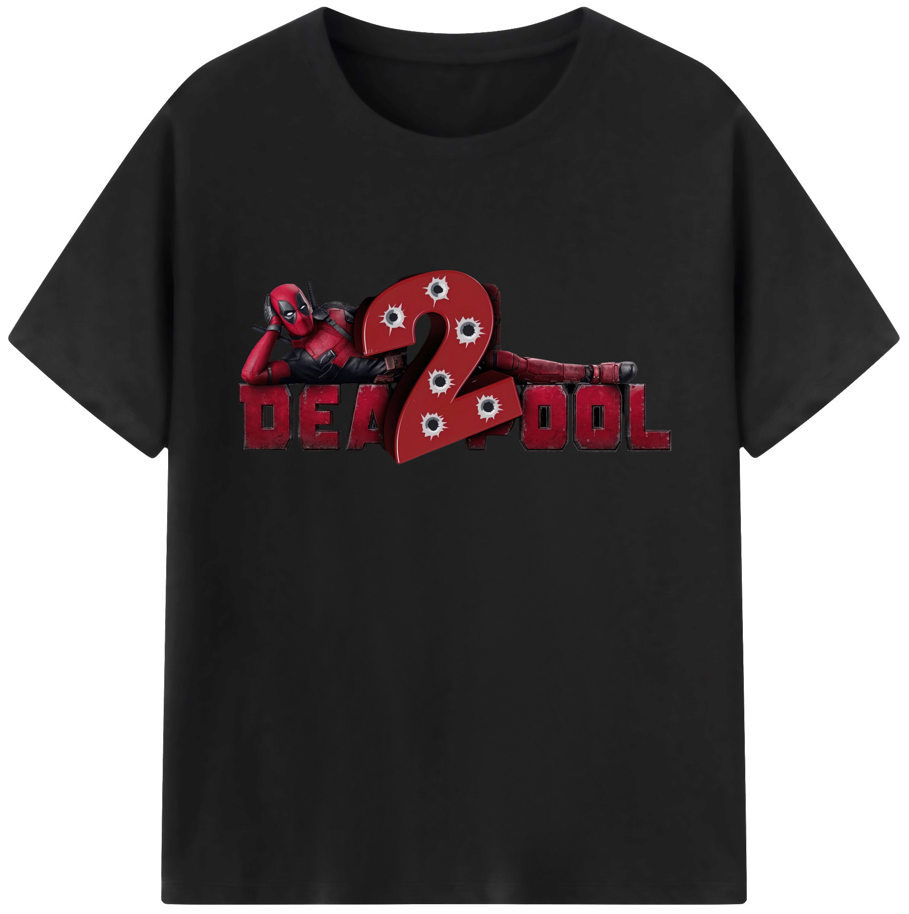 （画像用） Deadpool デッドプール 綿100％ メンズ半袖Tシャツ｜肌触りやわらか＆通気性