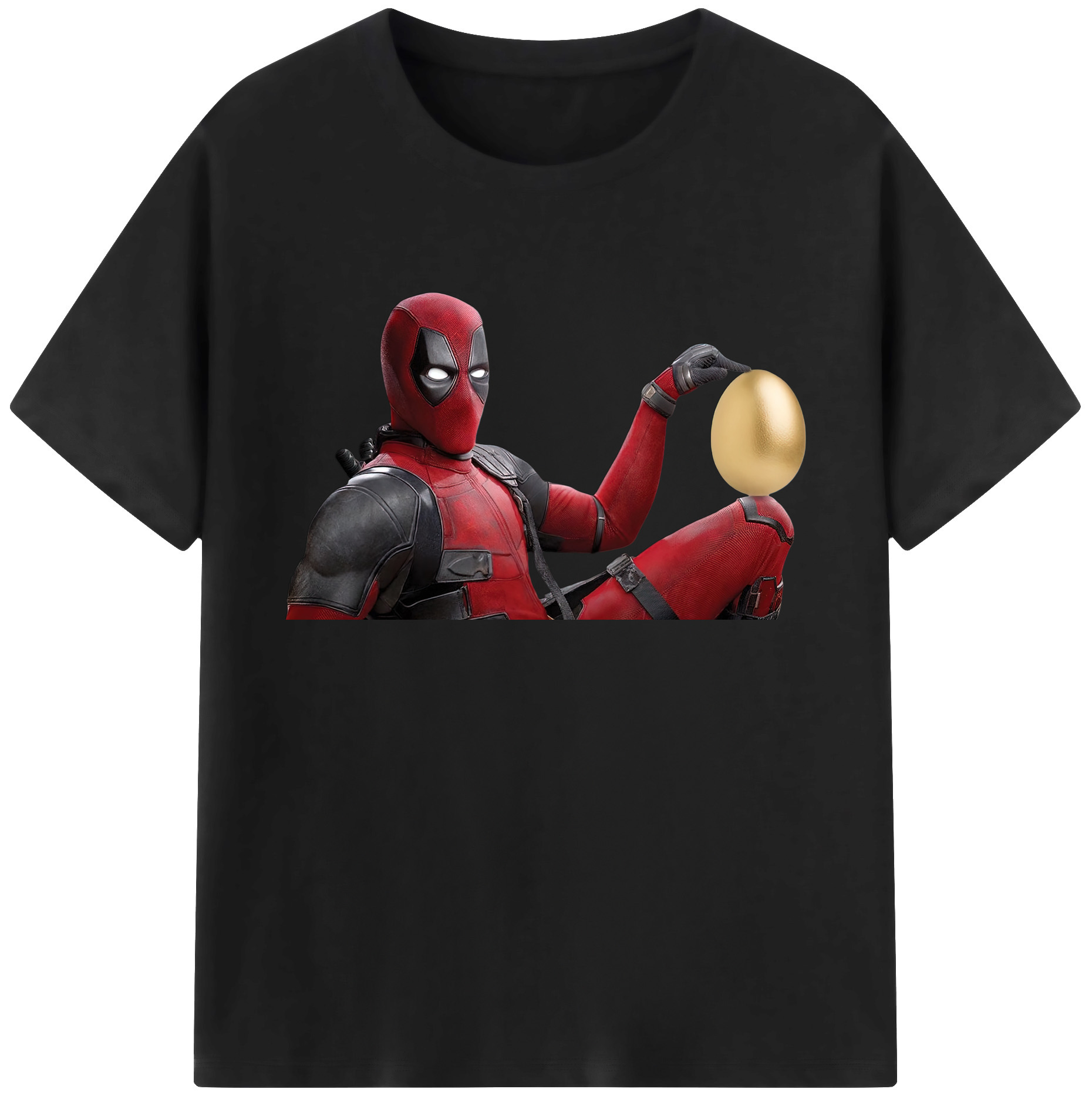 （画像用） Deadpool デッドプール 綿100％ メンズ半袖Tシャツ｜肌触りやわらか＆通気性