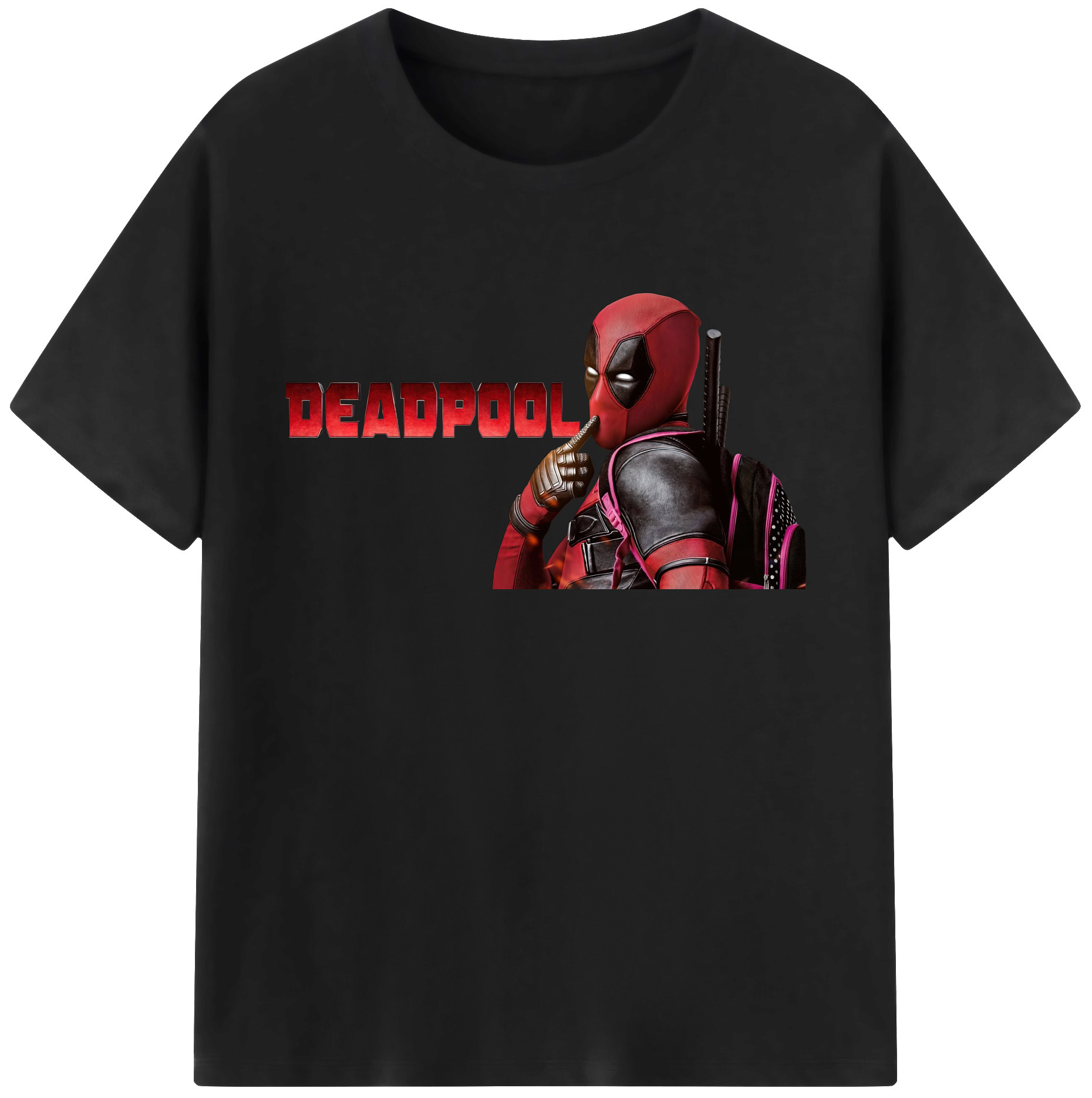 （画像用） Deadpool デッドプール 綿100％ メンズ半袖Tシャツ｜肌触りやわらか＆通気性