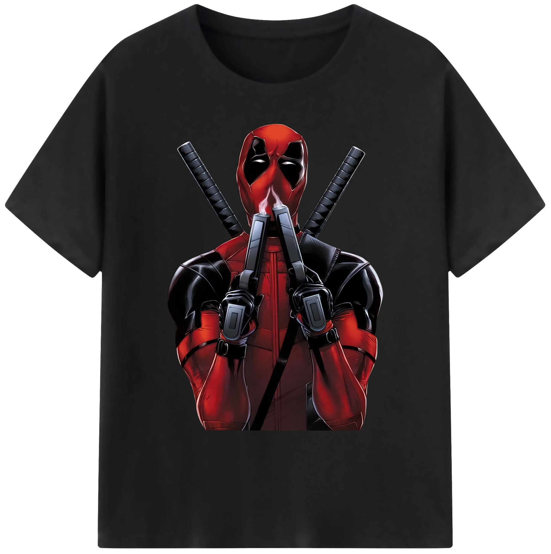 （画像用） Deadpool デッドプール 綿100％ メンズ半袖Tシャツ｜肌触りやわらか＆通気性