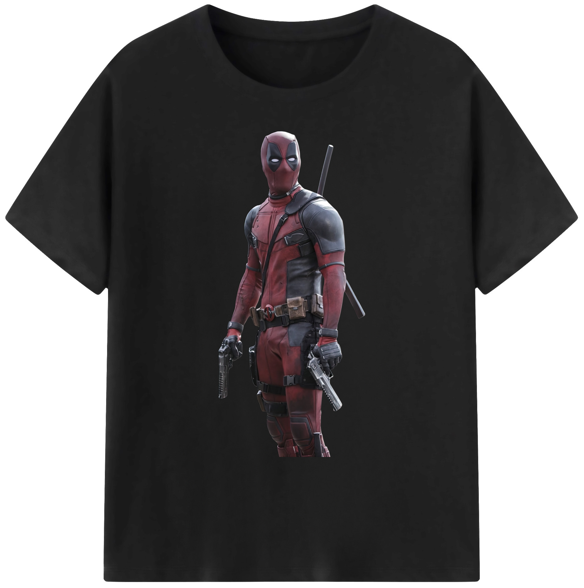 （画像用） Deadpool デッドプール 綿100％ メンズ半袖Tシャツ｜肌触りやわらか＆通気性