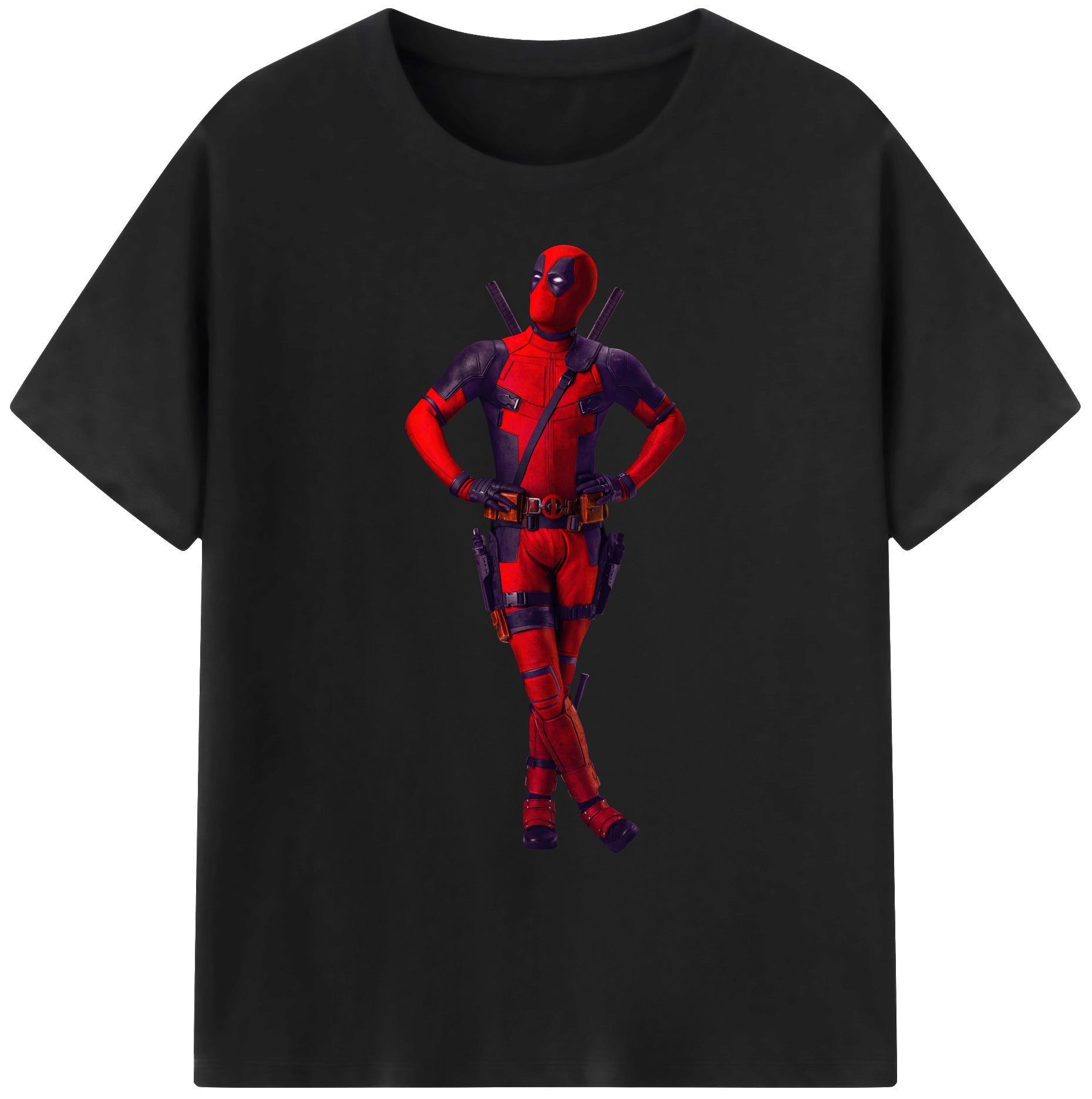（画像用） Deadpool デッドプール 綿100％ メンズ半袖Tシャツ｜肌触りやわらか＆通気性