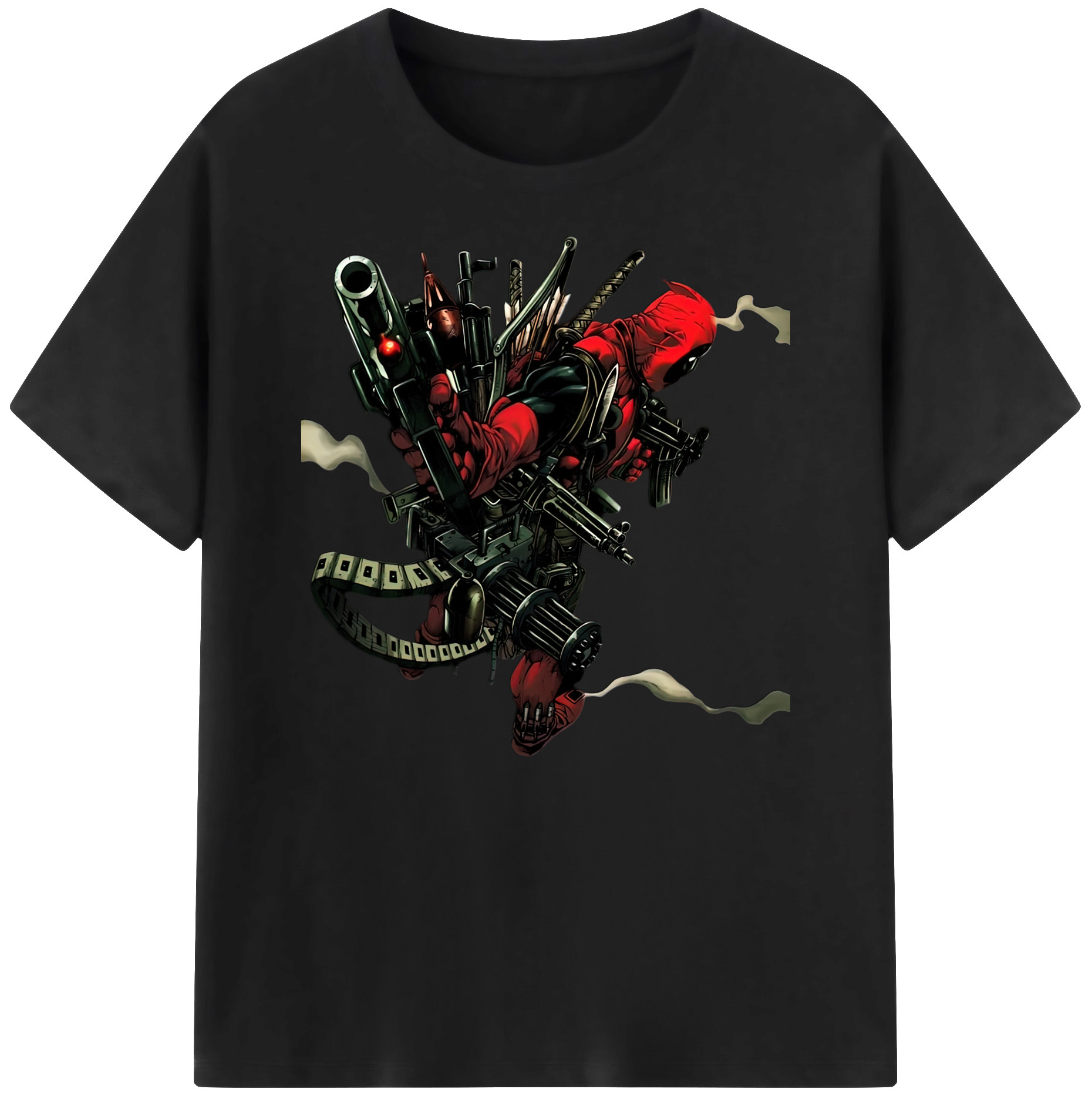 （画像用） Deadpool デッドプール 綿100％ メンズ半袖Tシャツ｜肌触りやわらか＆通気性