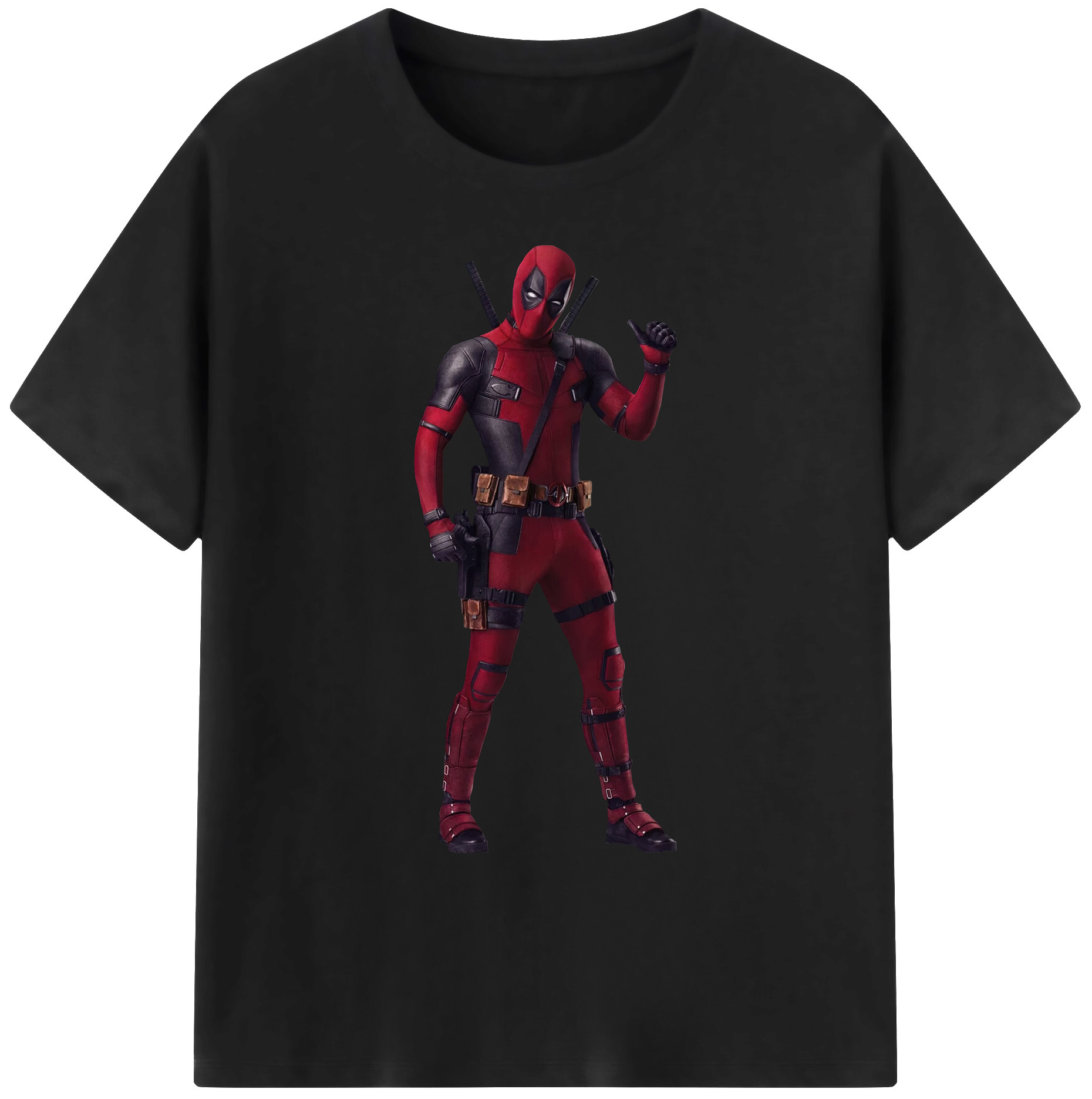 （画像用） Deadpool デッドプール 綿100％ メンズ半袖Tシャツ｜肌触りやわらか＆通気性
