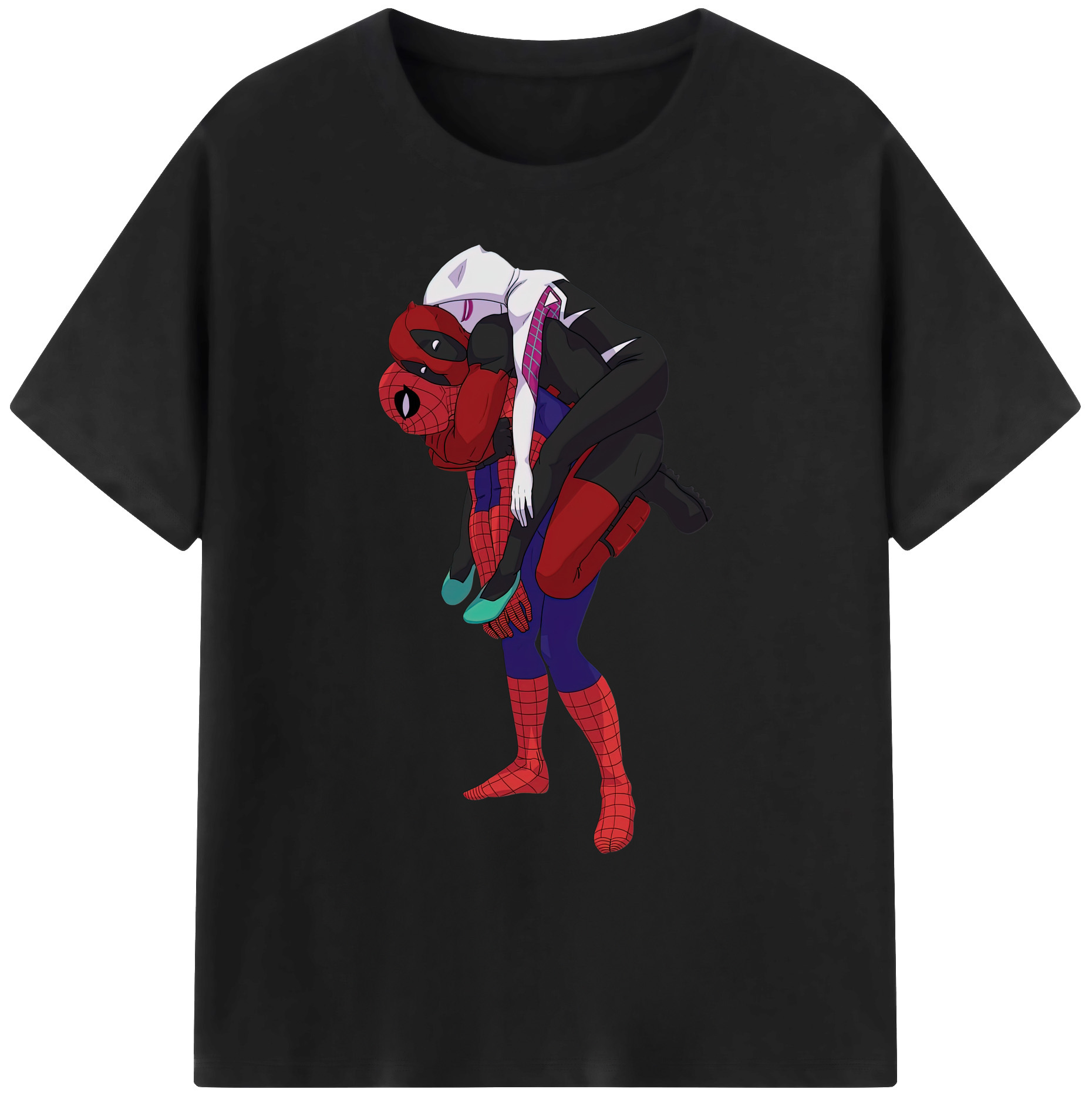 （画像用） Deadpool デッドプール 綿100％ メンズ半袖Tシャツ｜肌触りやわらか＆通気性