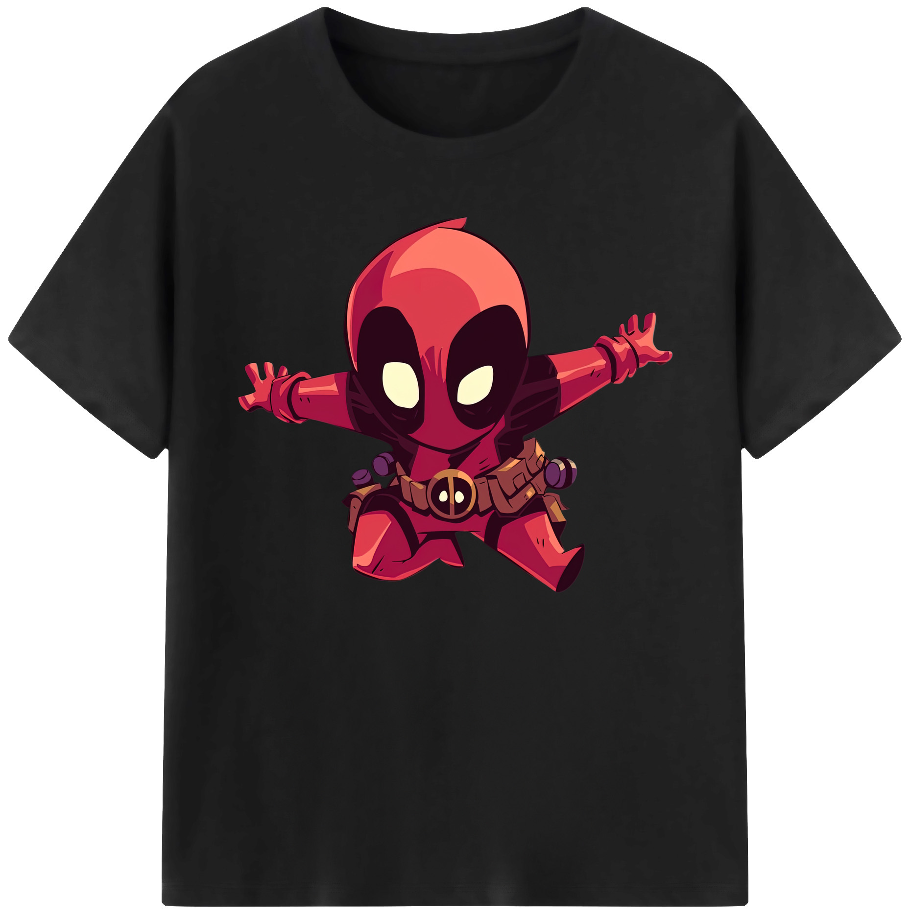 （画像用） Deadpool デッドプール 綿100％ メンズ半袖Tシャツ｜肌触りやわらか＆通気性