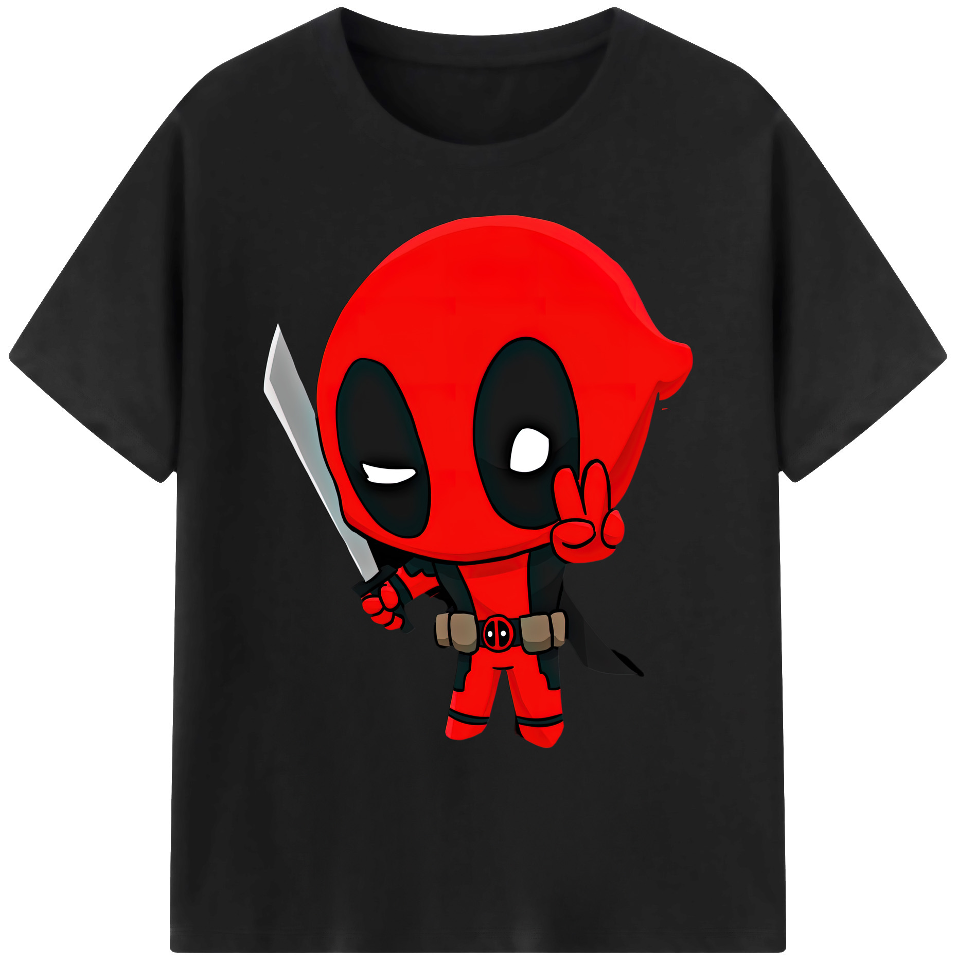 （画像用） Deadpool デッドプール 綿100％ メンズ半袖Tシャツ｜肌触りやわらか＆通気性