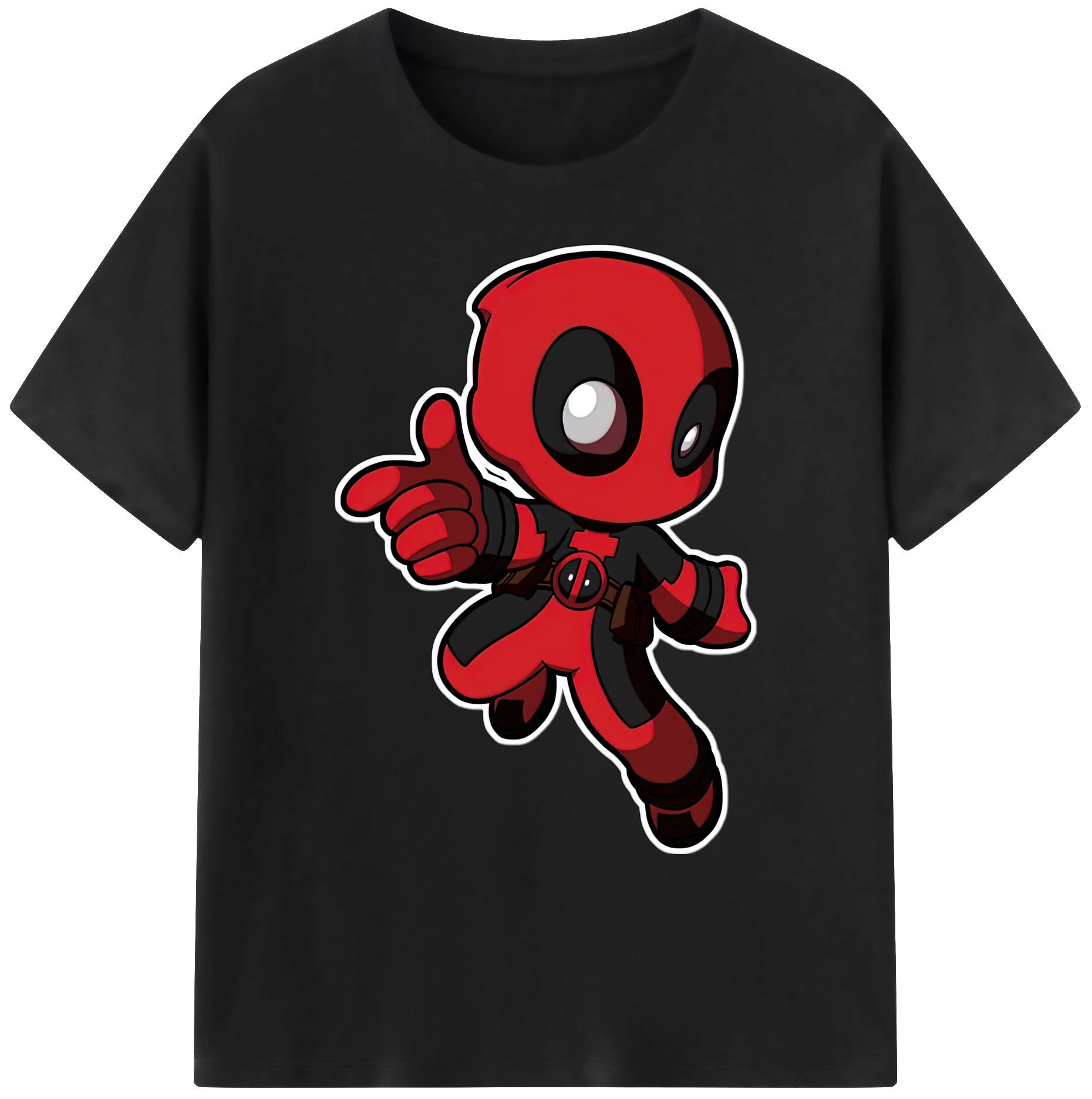 （画像用） Deadpool デッドプール 綿100％ メンズ半袖Tシャツ｜肌触りやわらか＆通気性