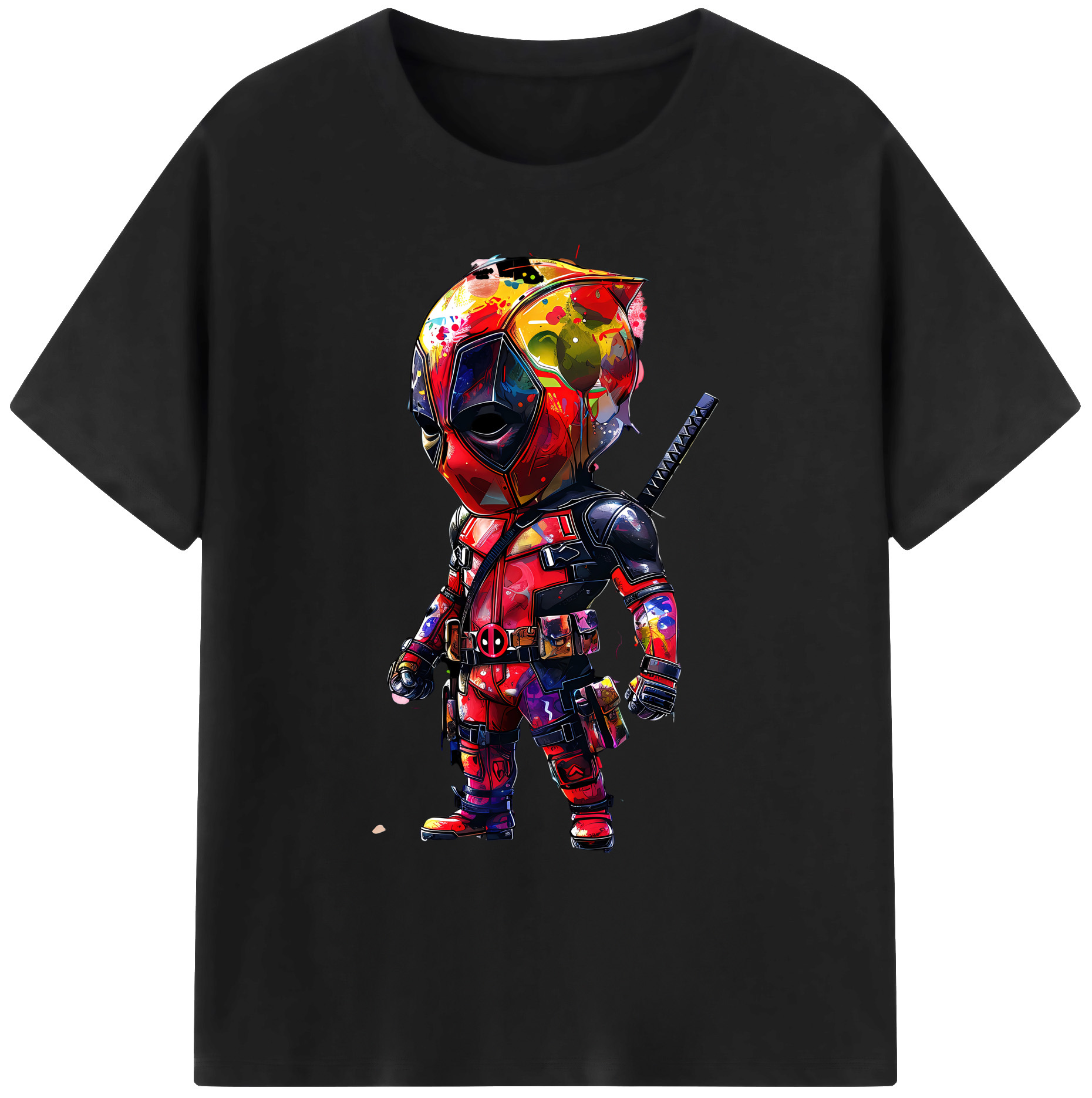 （画像用） Deadpool デッドプール 綿100％ メンズ半袖Tシャツ｜肌触りやわらか＆通気性