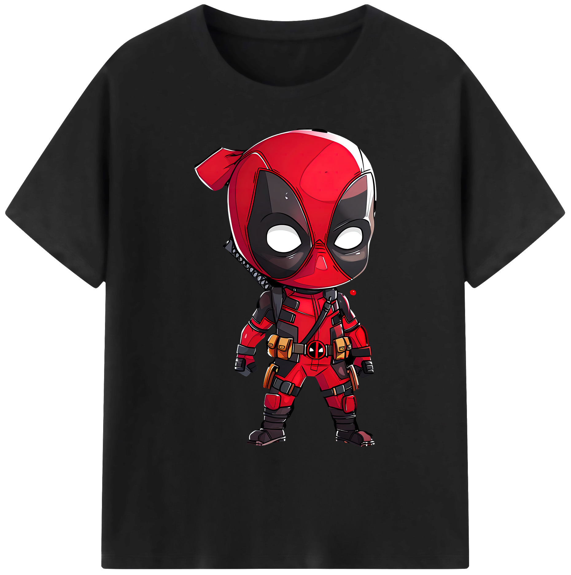 （画像用） Deadpool デッドプール 綿100％ メンズ半袖Tシャツ｜肌触りやわらか＆通気性