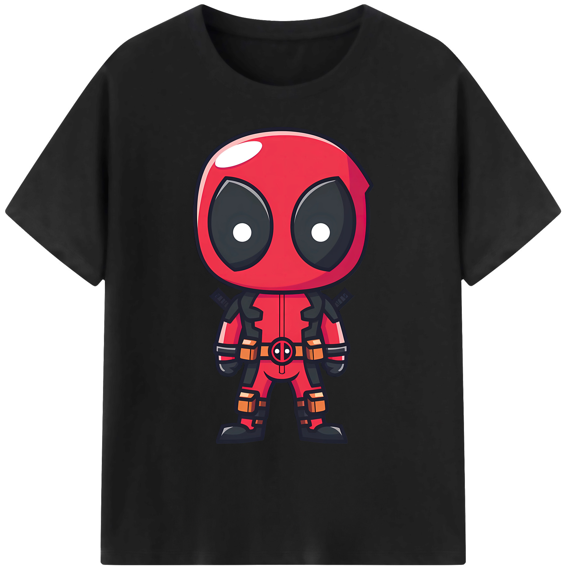 （画像用） Deadpool デッドプール 綿100％ メンズ半袖Tシャツ｜肌触りやわらか＆通気性
