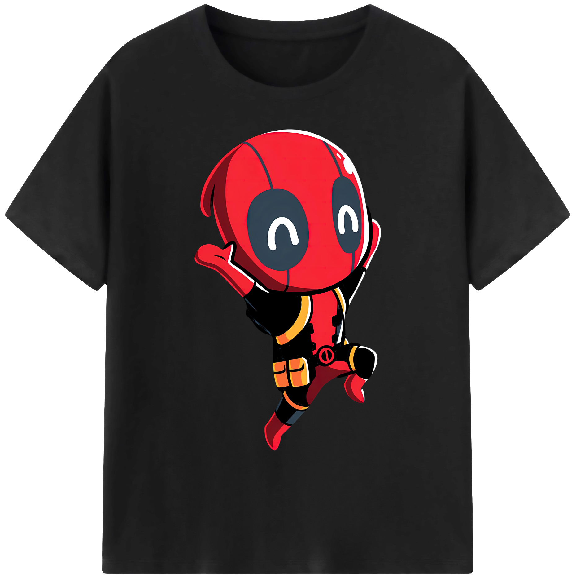 （画像用） Deadpool デッドプール 綿100％ メンズ半袖Tシャツ｜肌触りやわらか＆通気性