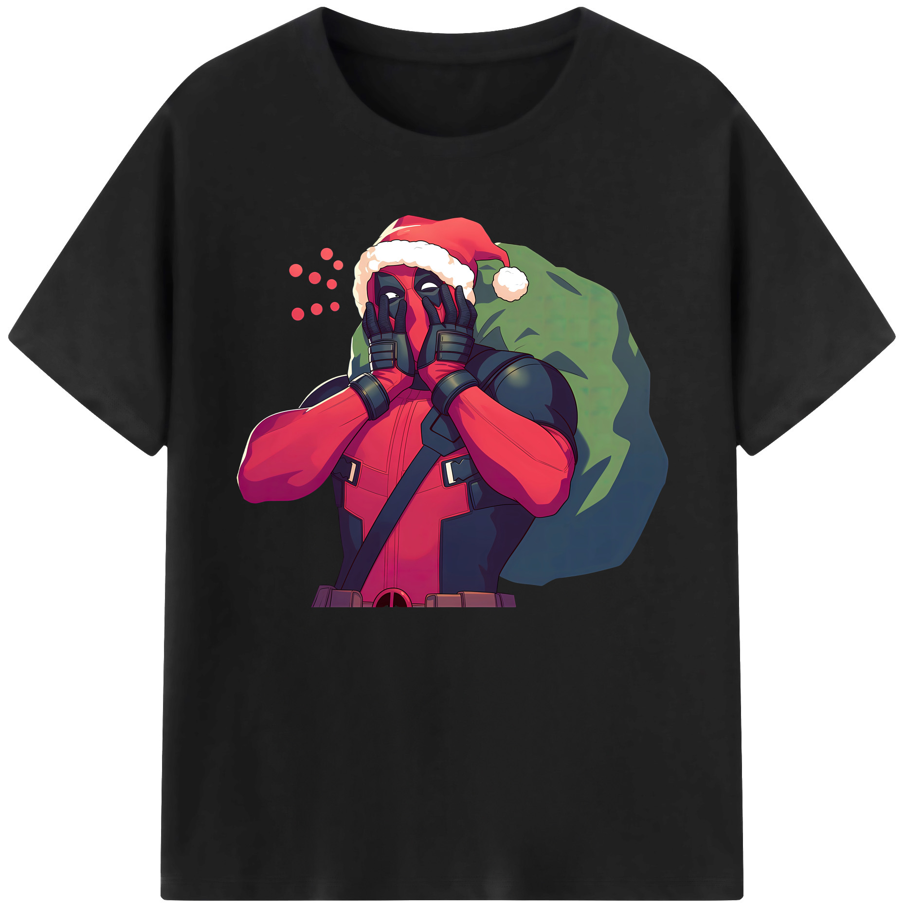 （画像用） Deadpool デッドプール 綿100％ メンズ半袖Tシャツ｜肌触りやわらか＆通気性