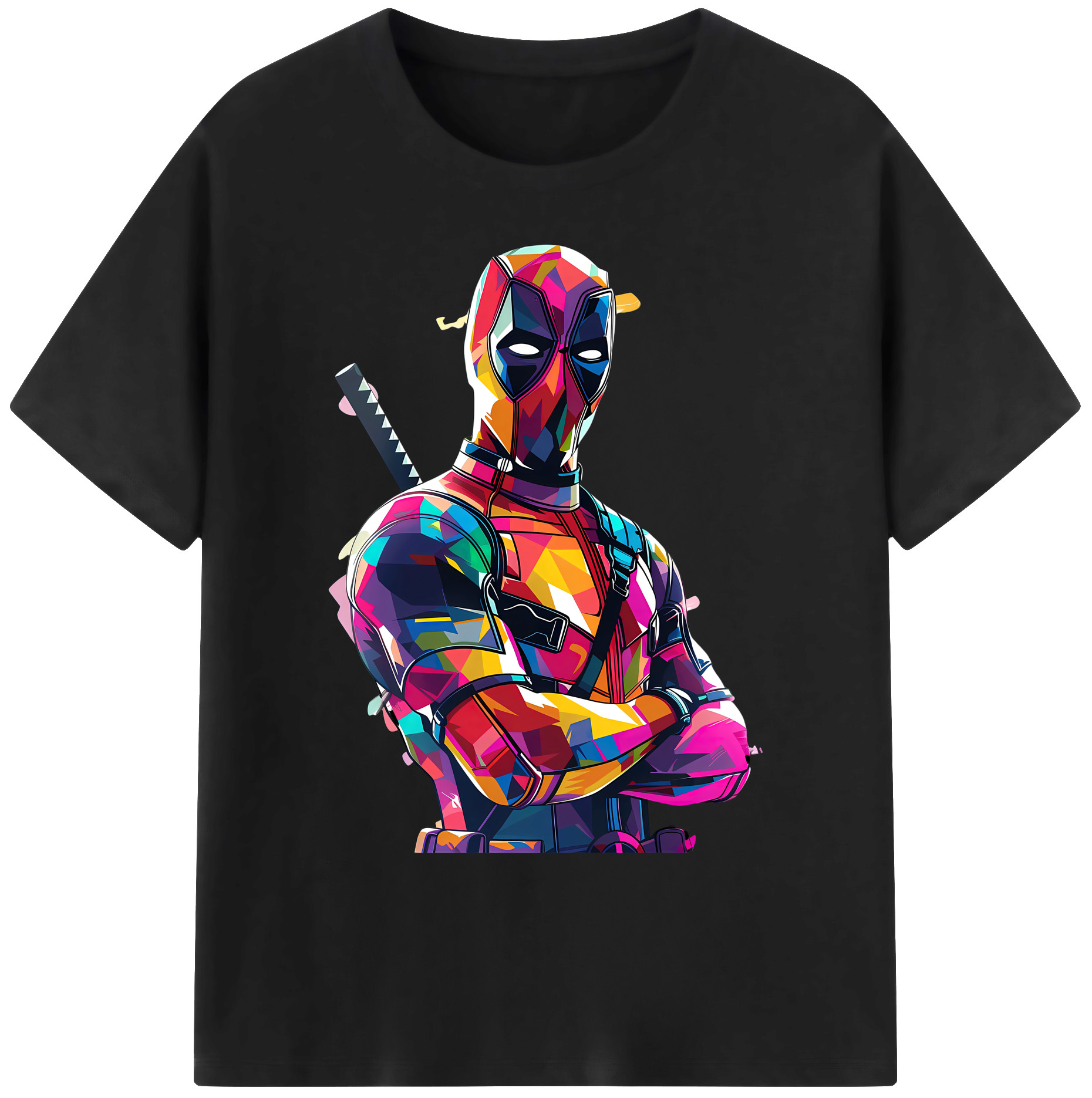 （画像用） Deadpool デッドプール 綿100％ メンズ半袖Tシャツ｜肌触りやわらか＆通気性