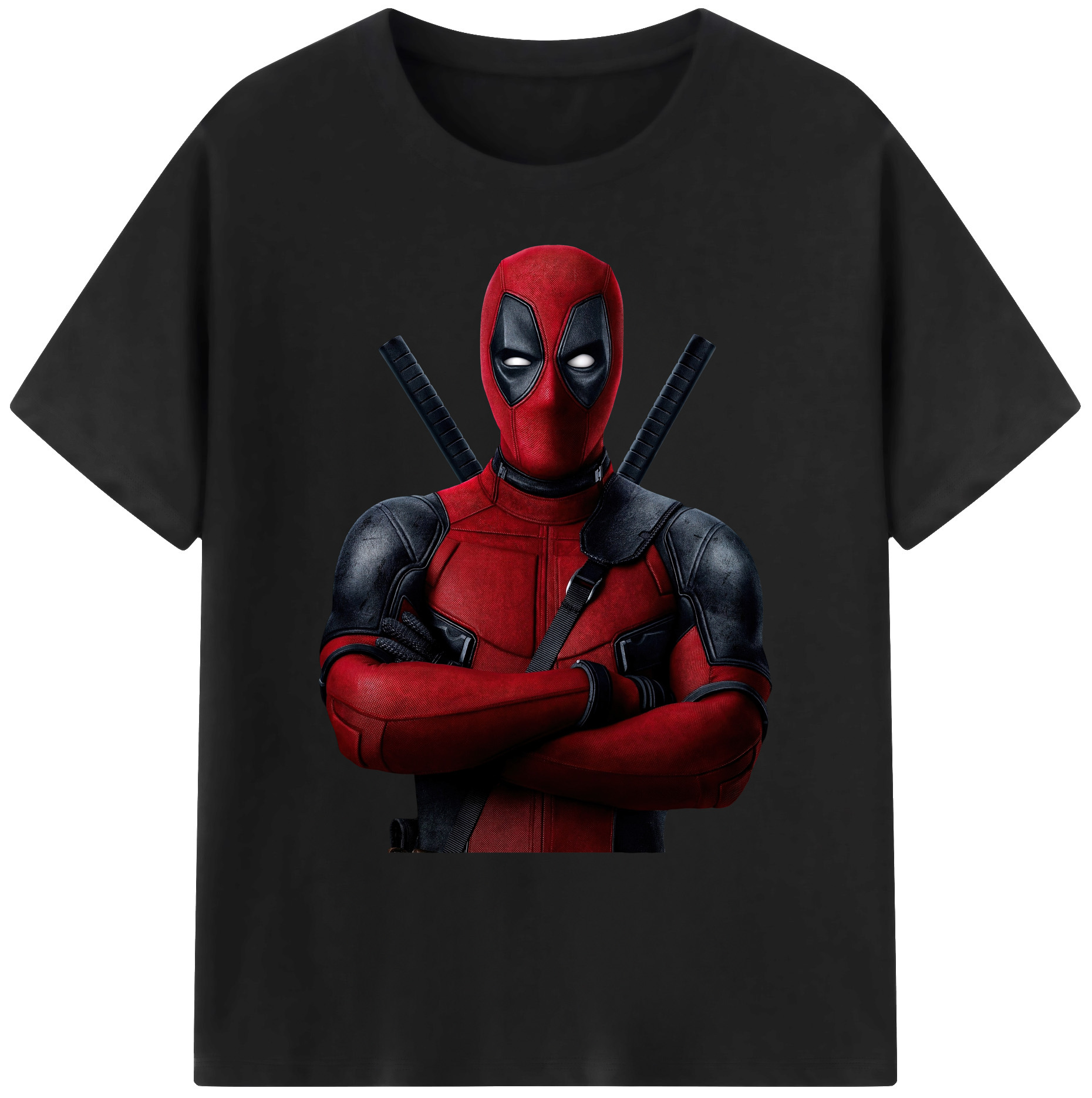 （画像用） Deadpool デッドプール 綿100％ メンズ半袖Tシャツ｜肌触りやわらか＆通気性