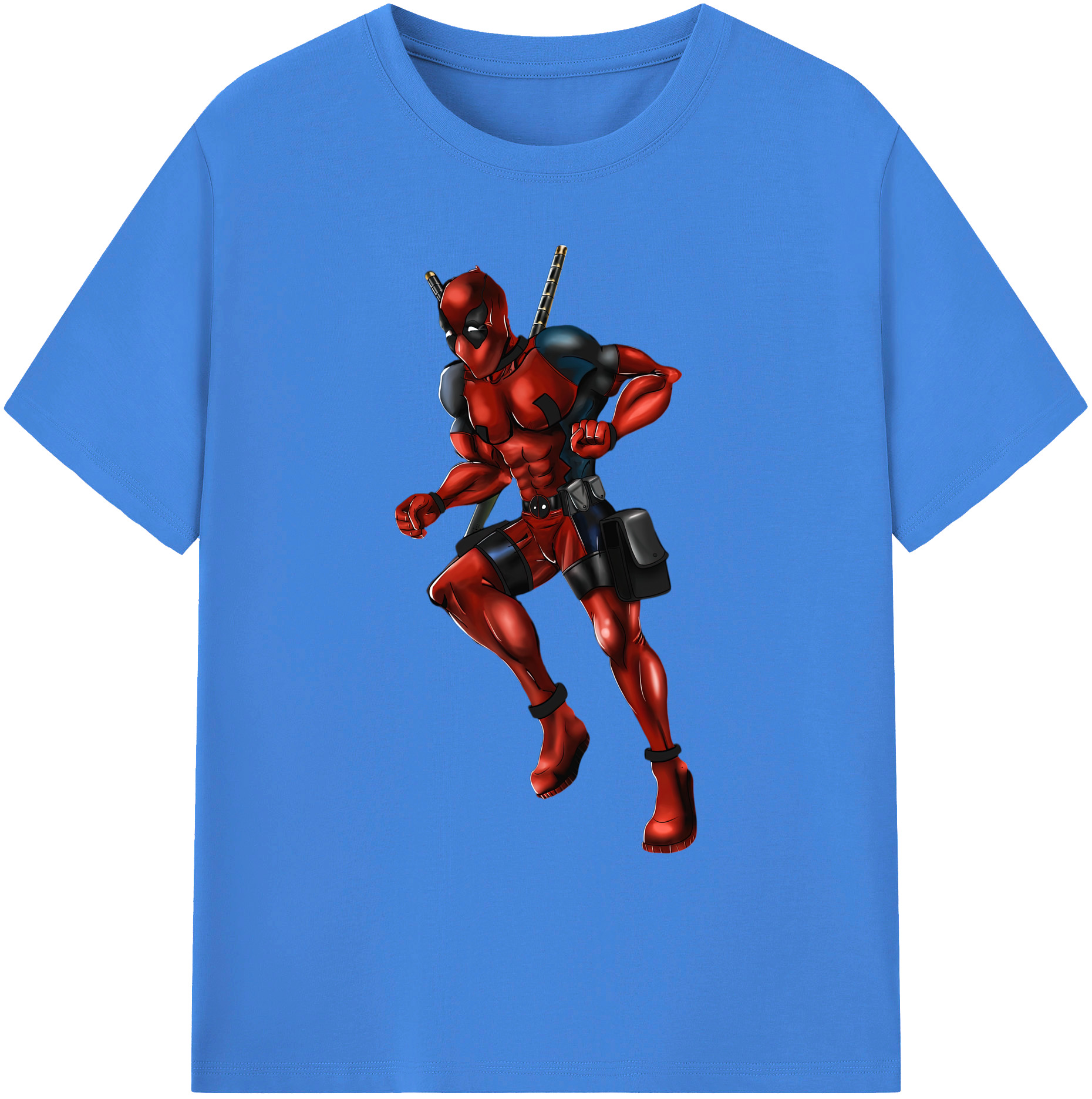 （画像用） Deadpool デッドプール 綿100％ メンズ半袖Tシャツ｜肌触りやわらか＆通気性