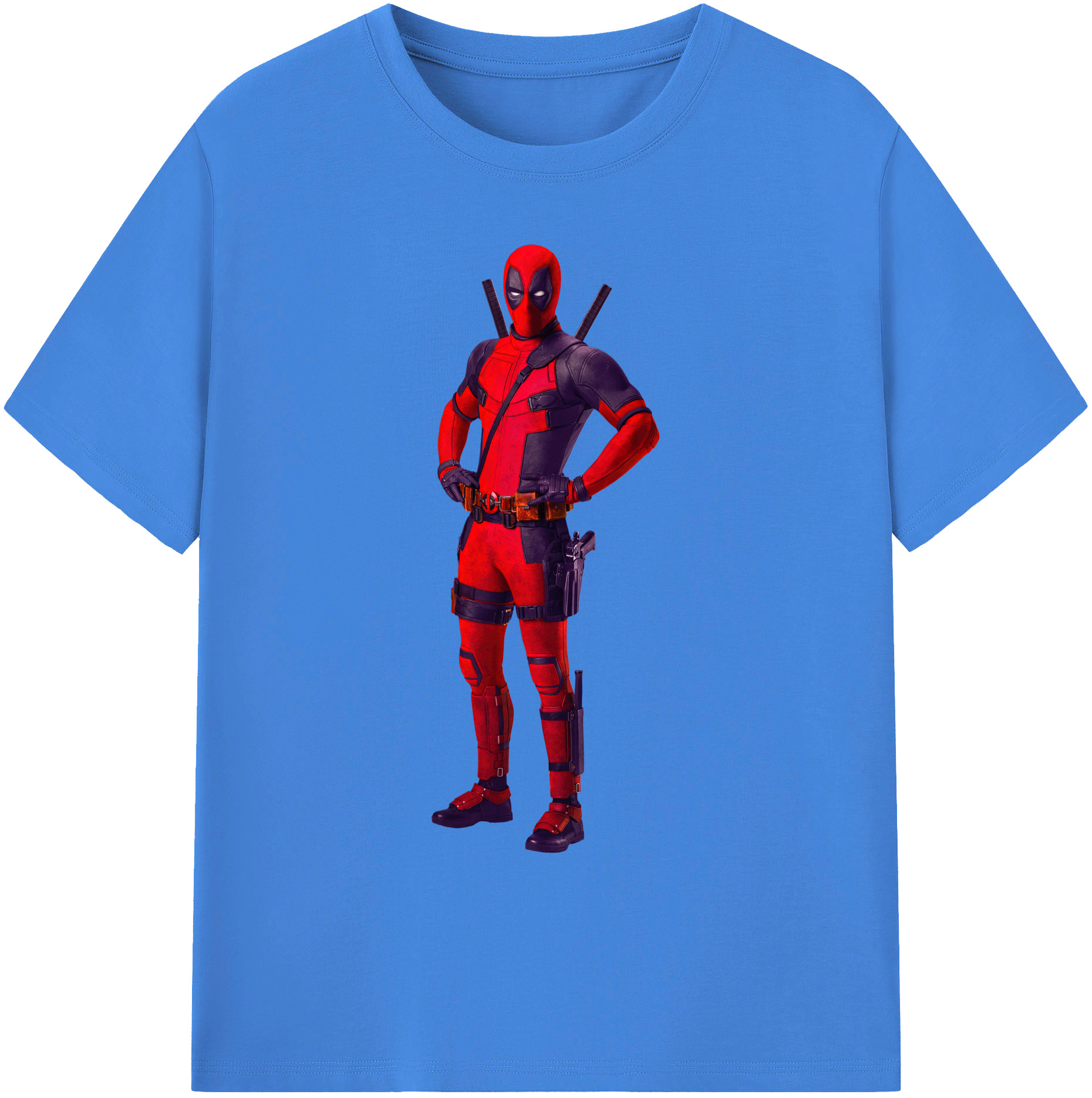 （画像用） Deadpool デッドプール 綿100％ メンズ半袖Tシャツ｜肌触りやわらか＆通気性