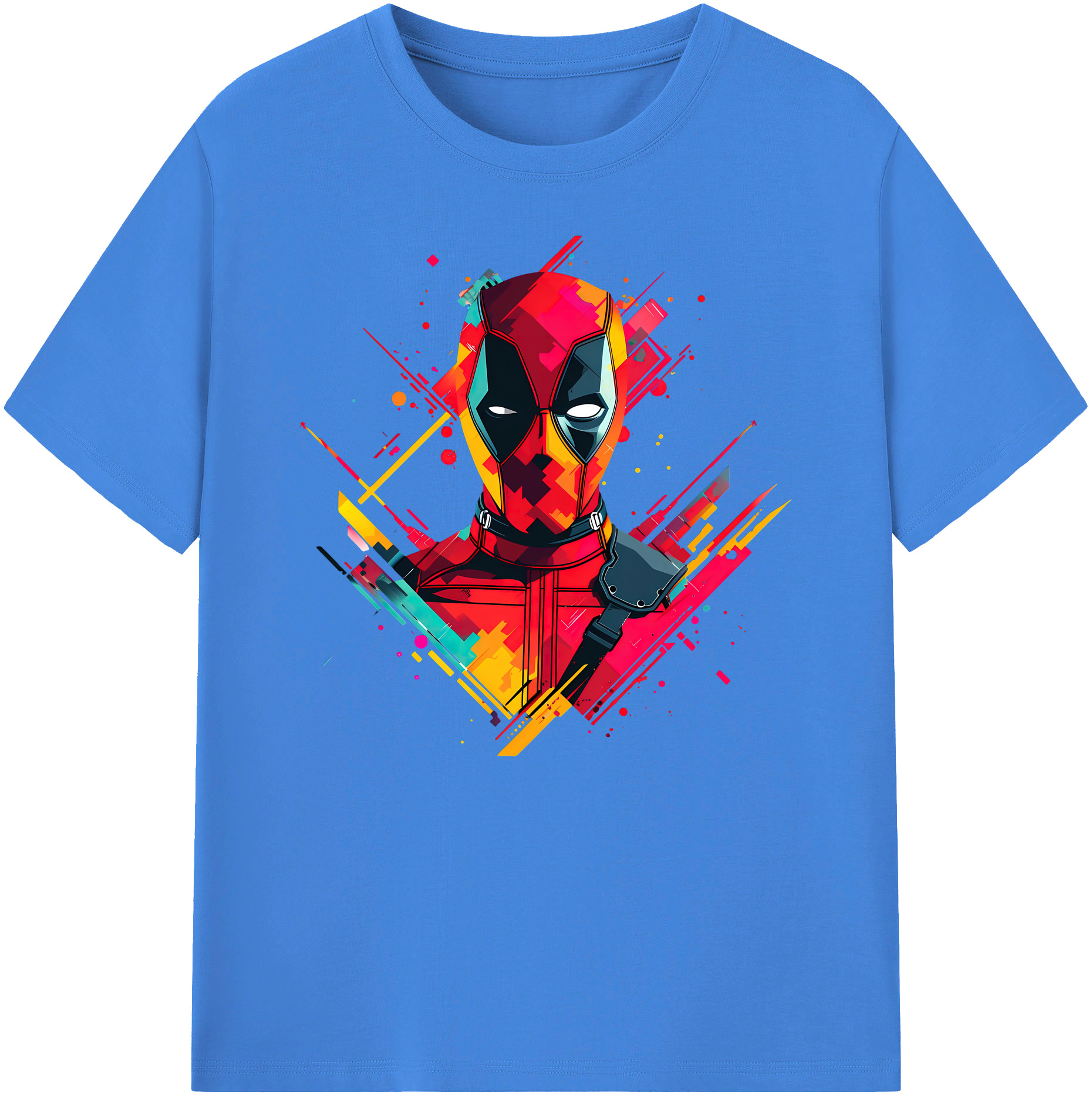 （画像用） Deadpool デッドプール 綿100％ メンズ半袖Tシャツ｜肌触りやわらか＆通気性