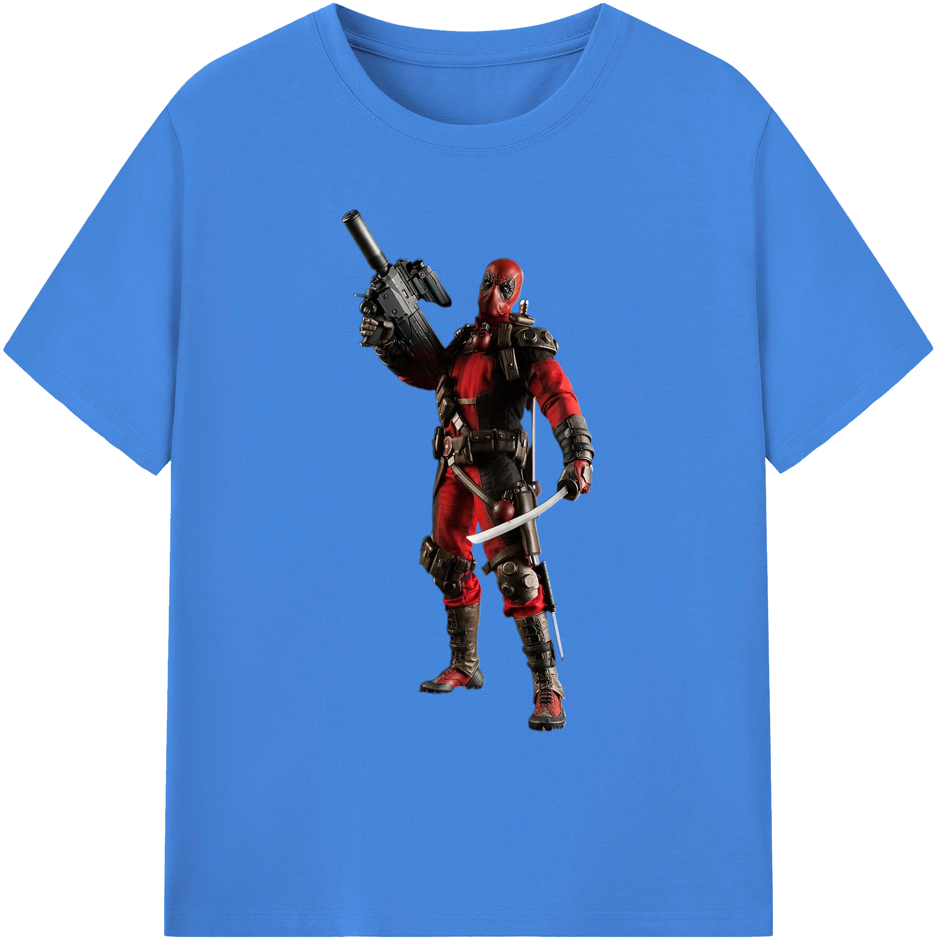 （画像用） Deadpool デッドプール 綿100％ メンズ半袖Tシャツ｜肌触りやわらか＆通気性