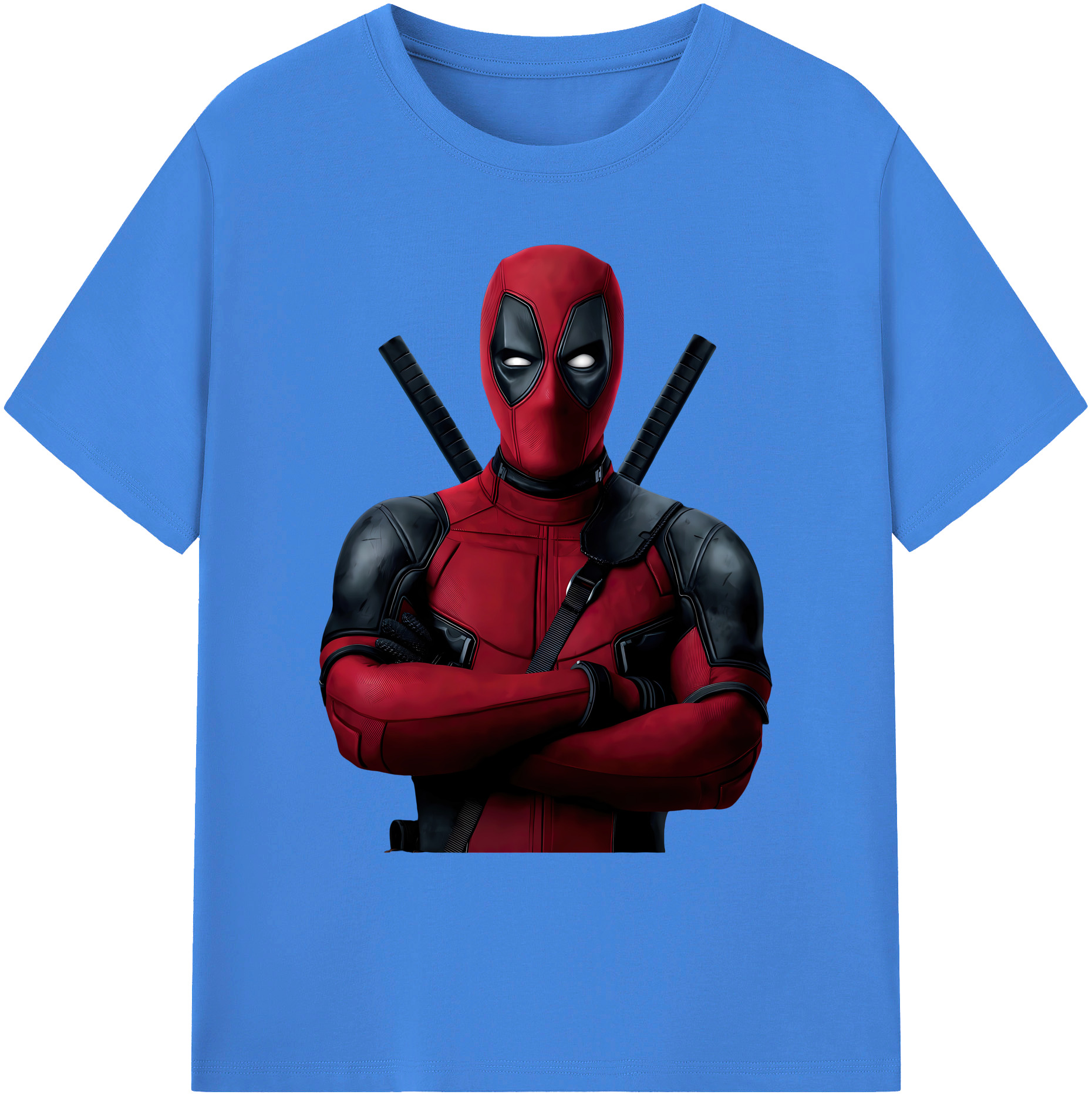 （画像用） Deadpool デッドプール 綿100％ メンズ半袖Tシャツ｜肌触りやわらか＆通気性