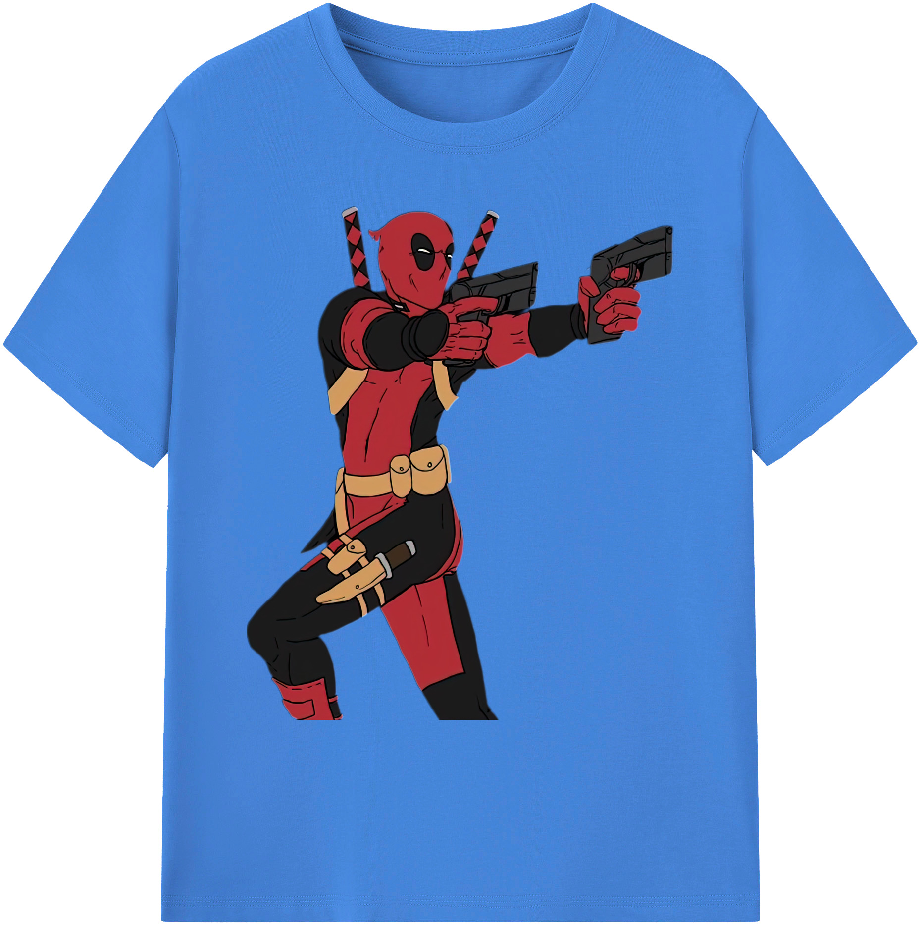 （画像用） Deadpool デッドプール 綿100％ メンズ半袖Tシャツ｜肌触りやわらか＆通気性