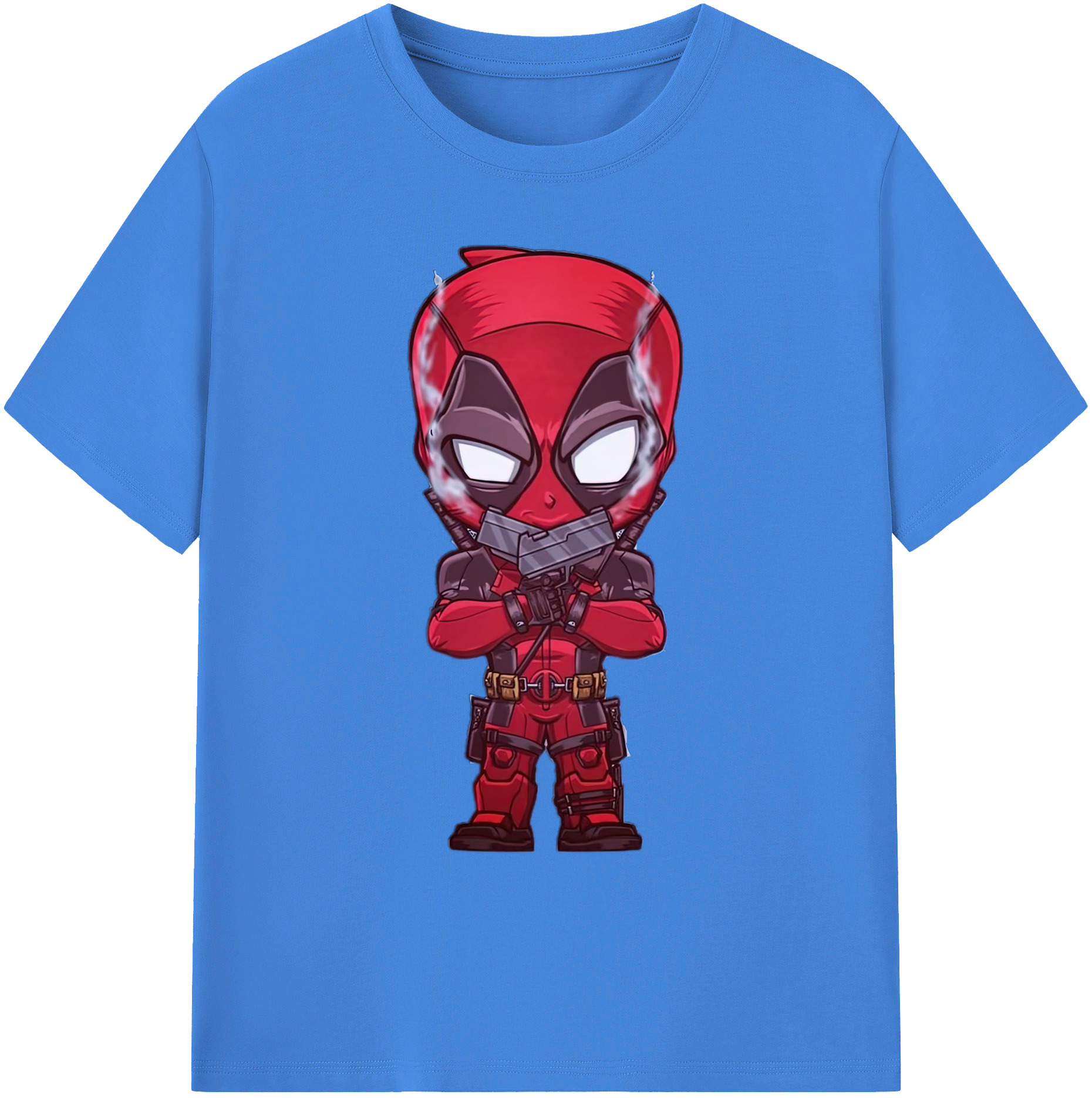 （画像用） Deadpool デッドプール 綿100％ メンズ半袖Tシャツ｜肌触りやわらか＆通気性