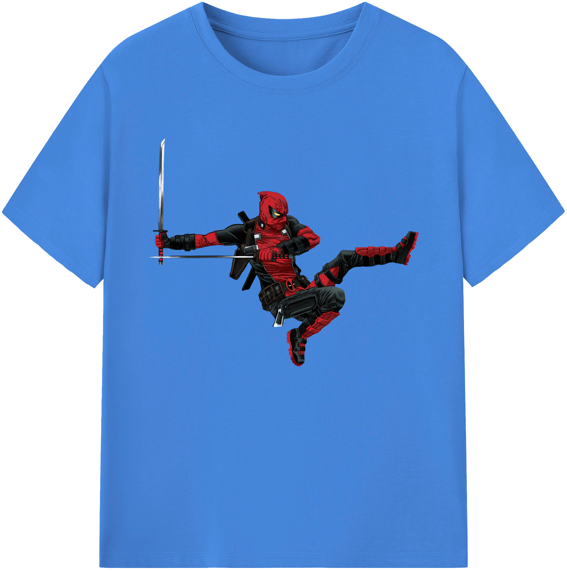 （画像用） Deadpool デッドプール 綿100％ メンズ半袖Tシャツ｜肌触りやわらか＆通気性