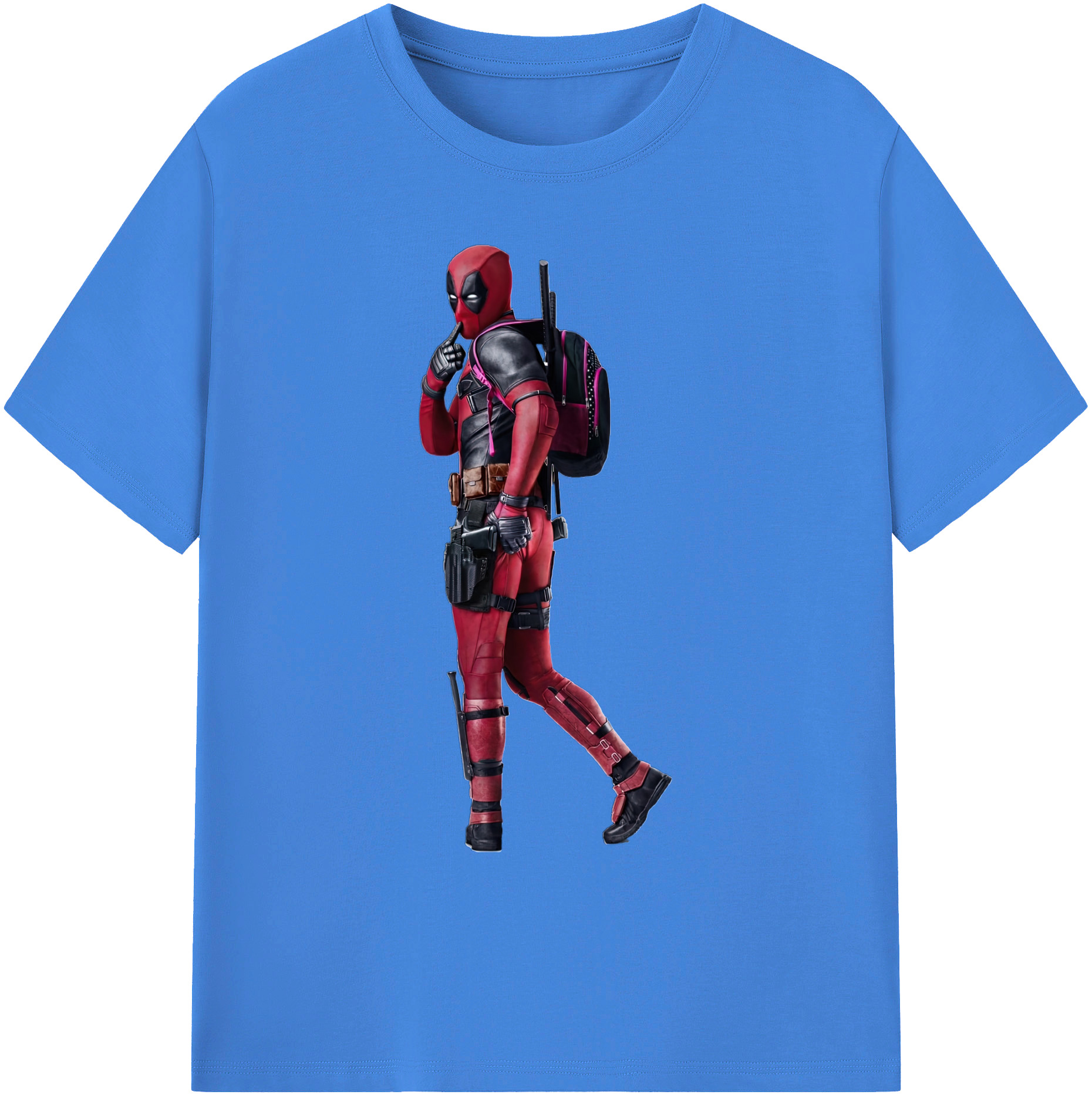 （画像用） Deadpool デッドプール 綿100％ メンズ半袖Tシャツ｜肌触りやわらか＆通気性