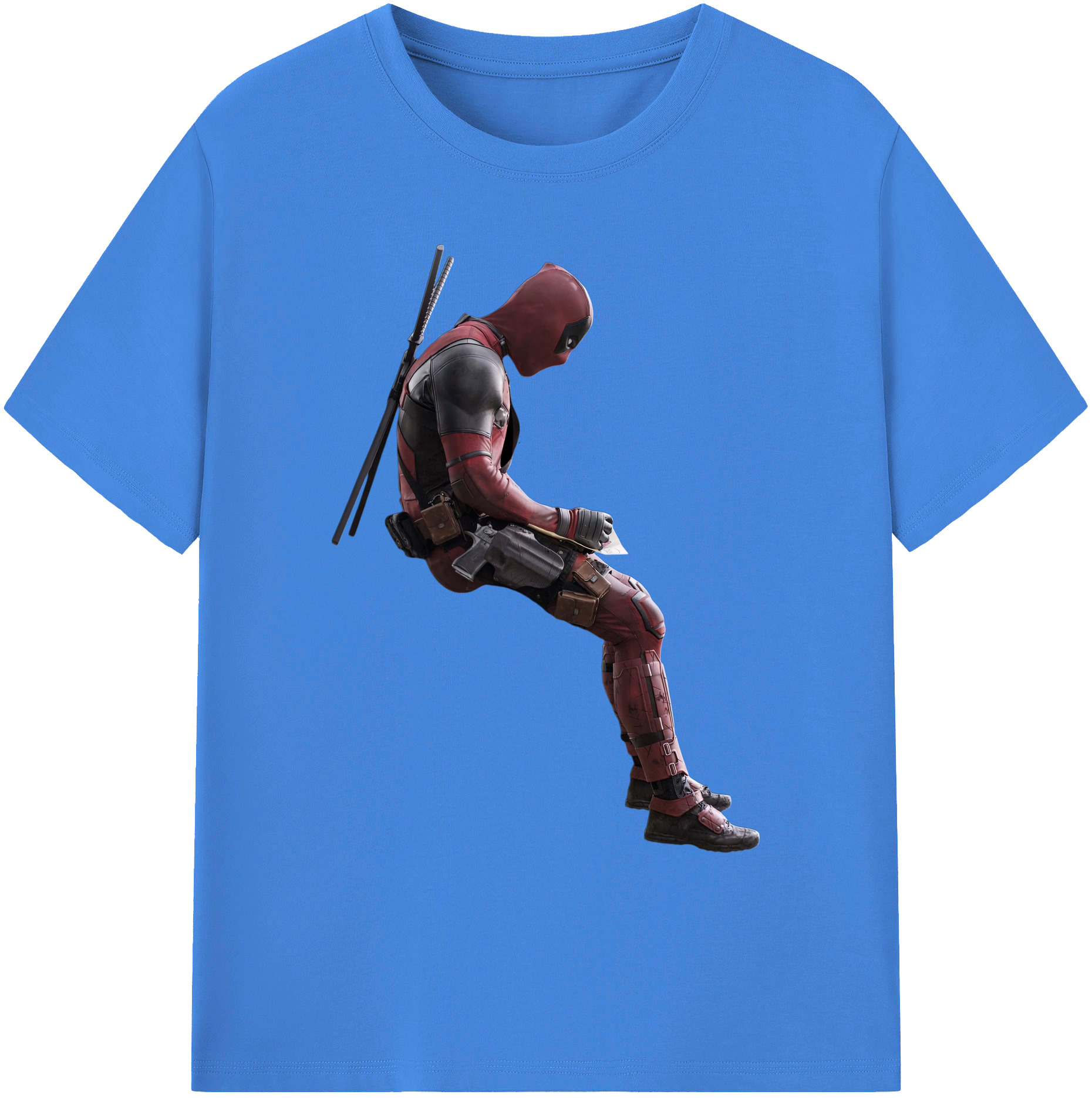 （画像用） Deadpool デッドプール 綿100％ メンズ半袖Tシャツ｜肌触りやわらか＆通気性