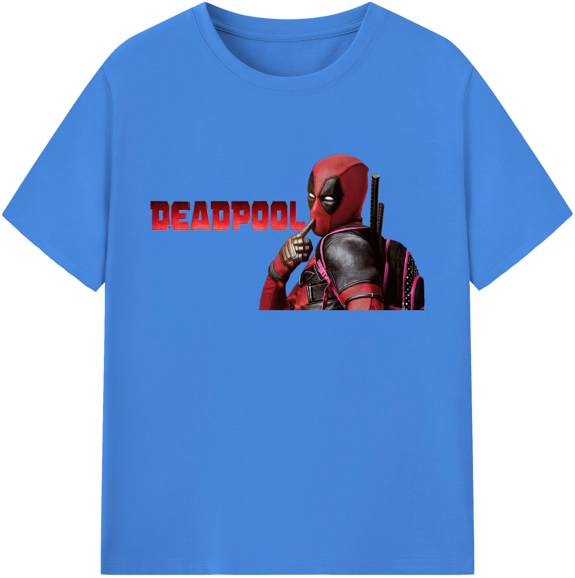 （画像用） Deadpool デッドプール 綿100％ メンズ半袖Tシャツ｜肌触りやわらか＆通気性