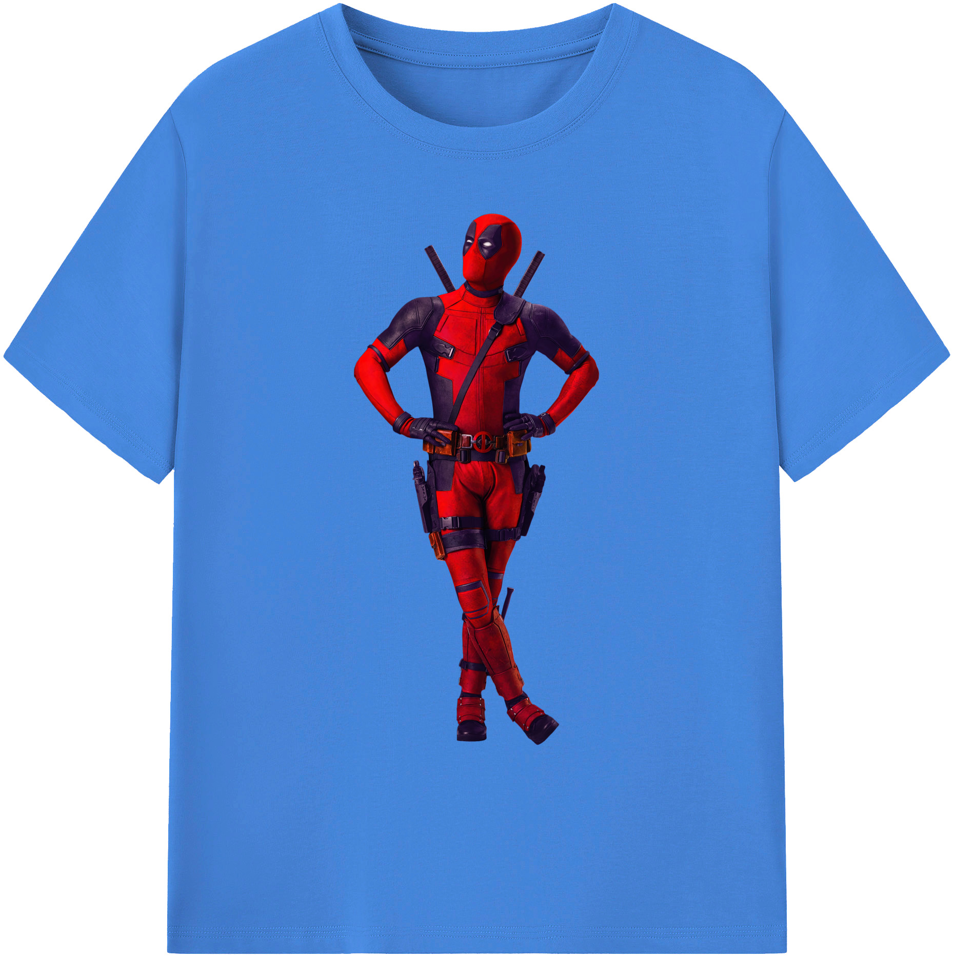 （画像用） Deadpool デッドプール 綿100％ メンズ半袖Tシャツ｜肌触りやわらか＆通気性