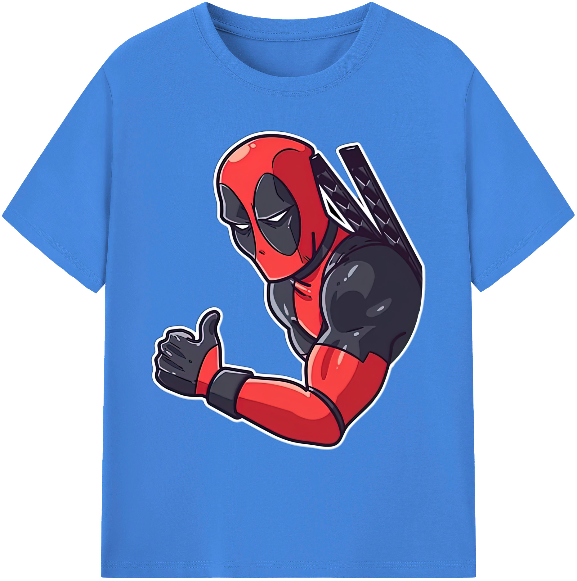 （画像用） Deadpool デッドプール 綿100％ メンズ半袖Tシャツ｜肌触りやわらか＆通気性