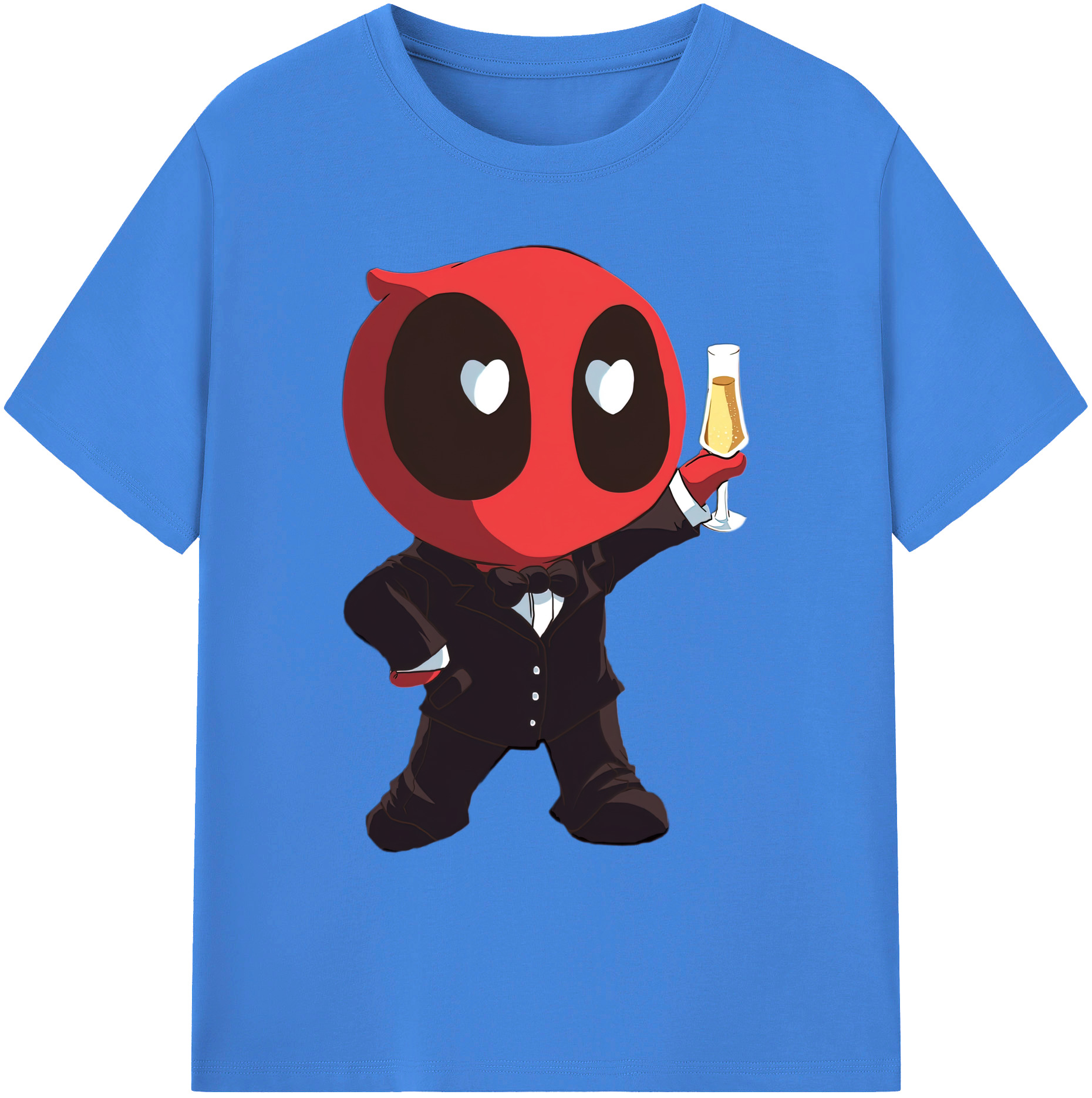 （画像用） Deadpool デッドプール 綿100％ メンズ半袖Tシャツ｜肌触りやわらか＆通気性