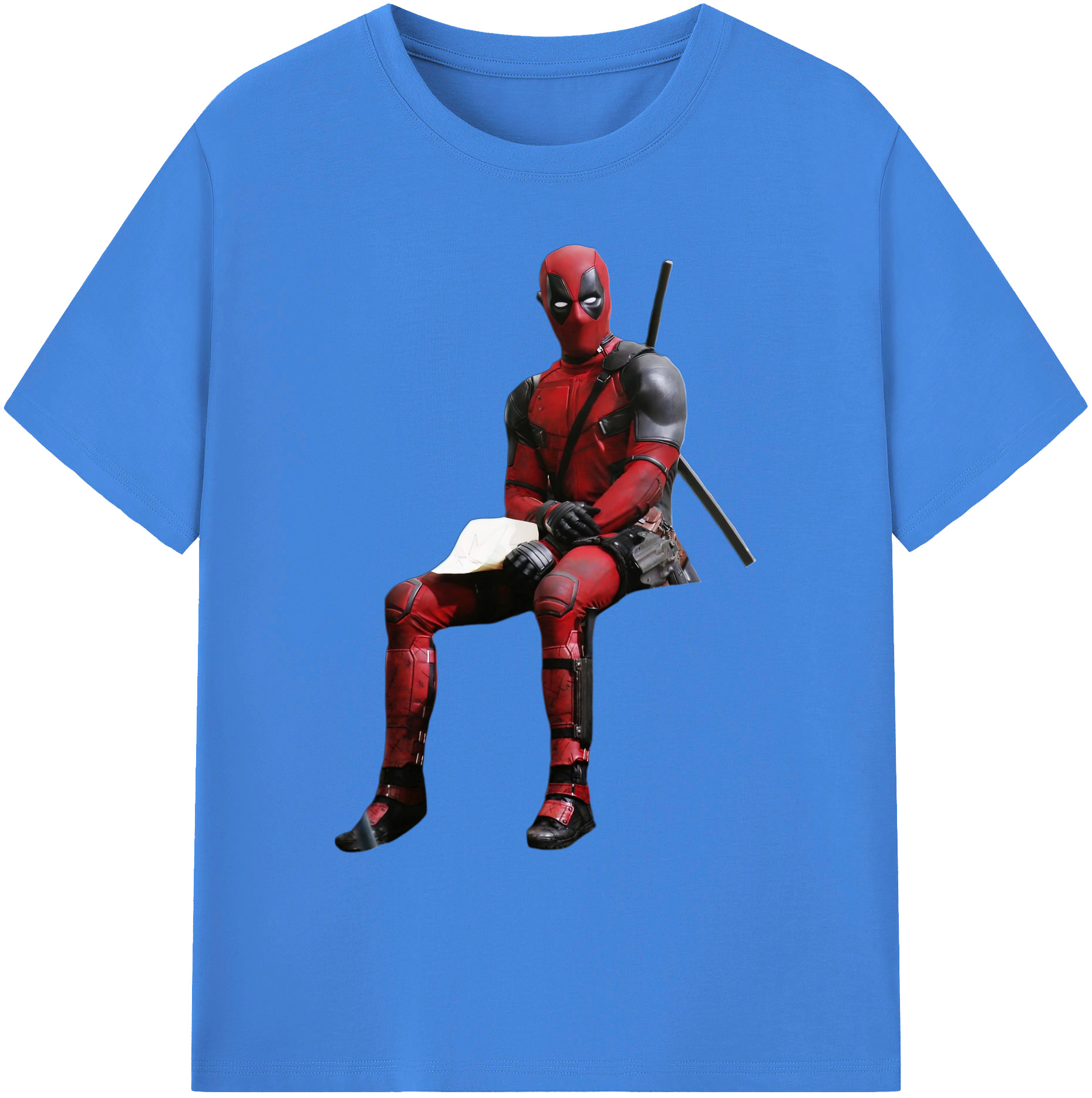 （画像用） Deadpool デッドプール 綿100％ メンズ半袖Tシャツ｜肌触りやわらか＆通気性