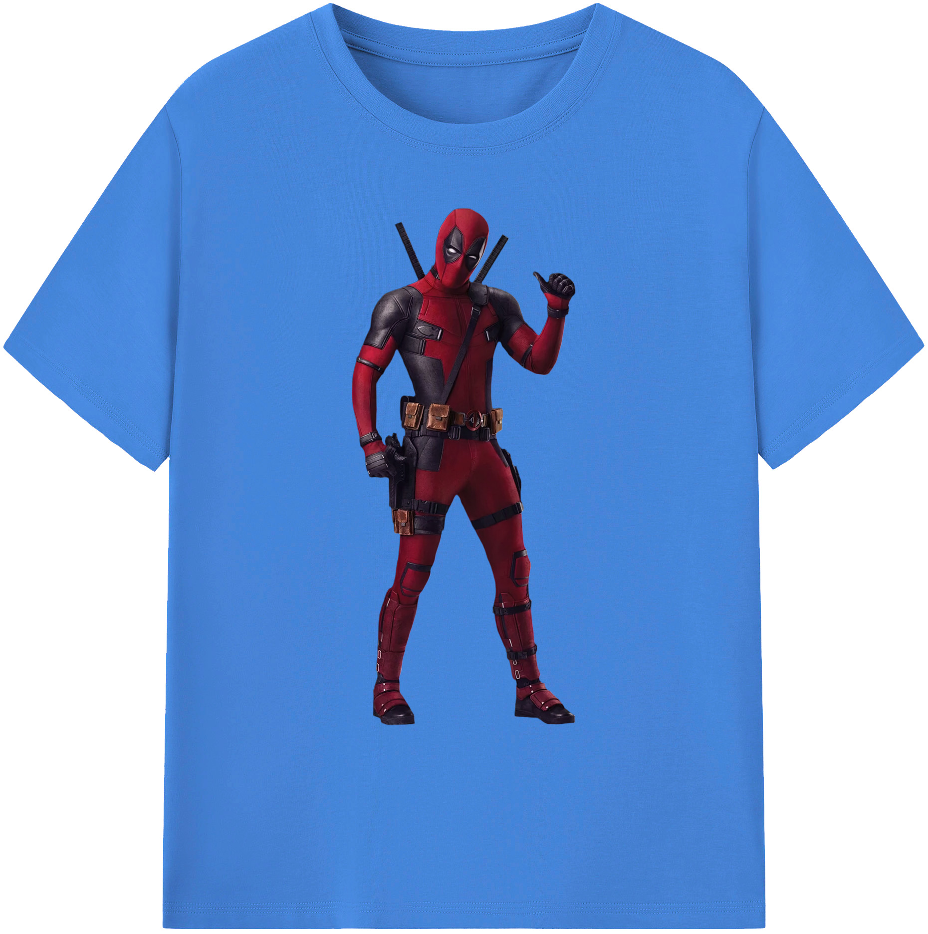 （画像用） Deadpool デッドプール 綿100％ メンズ半袖Tシャツ｜肌触りやわらか＆通気性