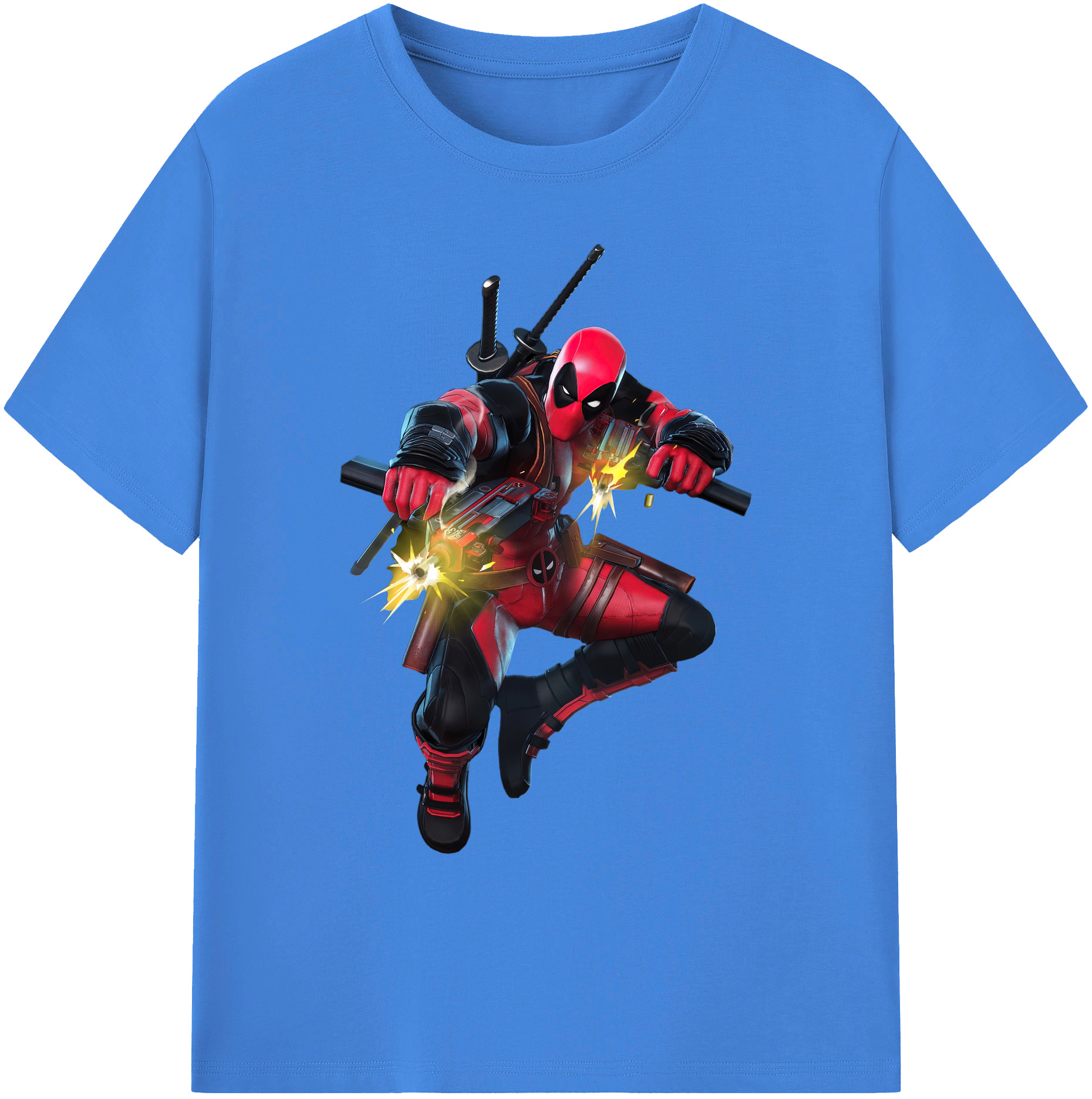 （画像用） Deadpool デッドプール 綿100％ メンズ半袖Tシャツ｜肌触りやわらか＆通気性