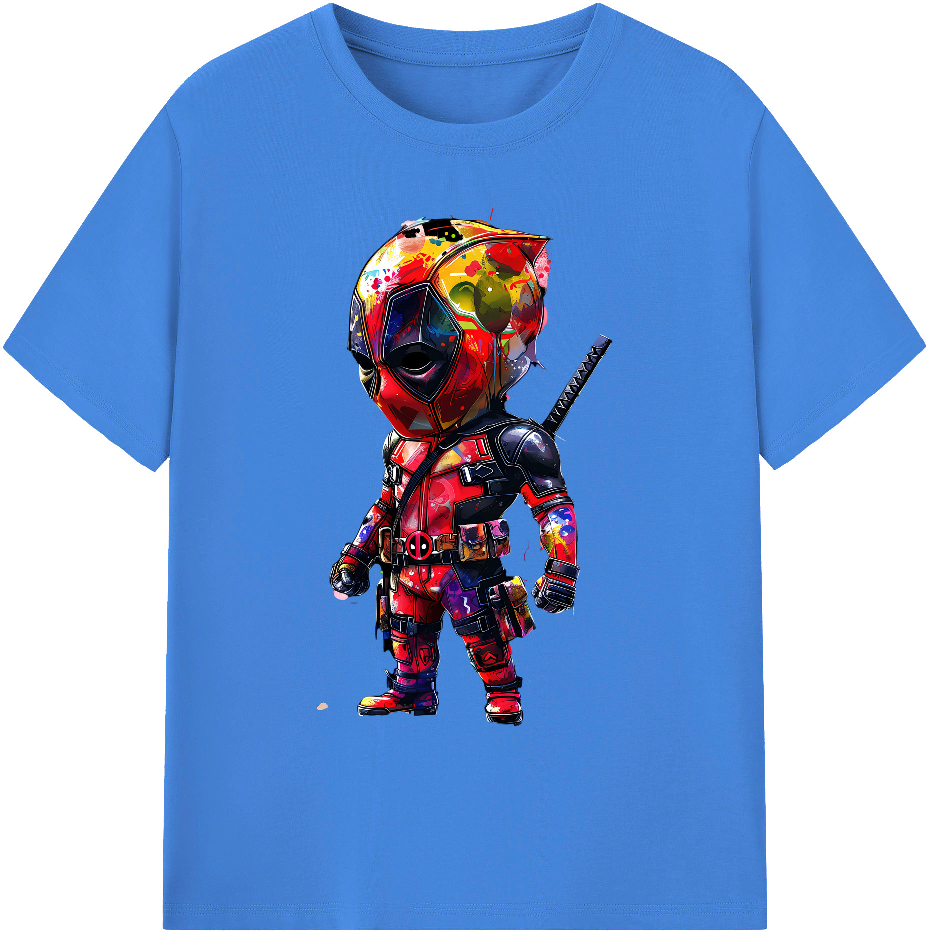 （画像用） Deadpool デッドプール 綿100％ メンズ半袖Tシャツ｜肌触りやわらか＆通気性