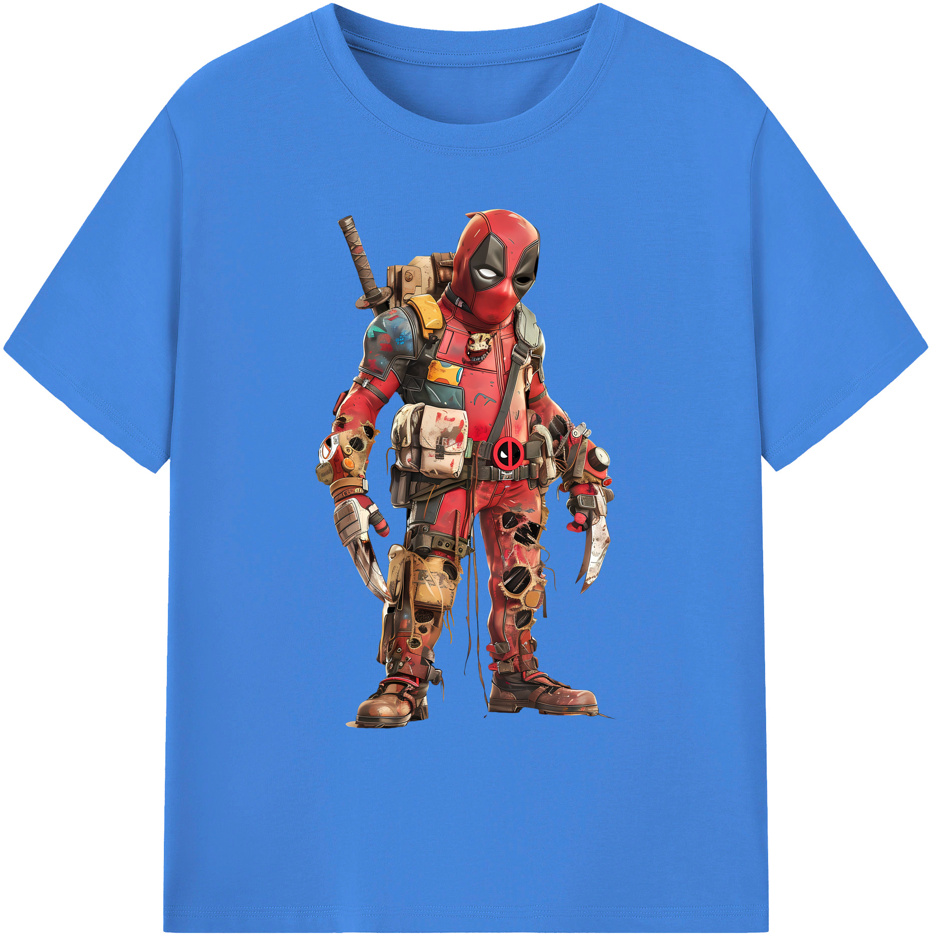 （画像用） Deadpool デッドプール 綿100％ メンズ半袖Tシャツ｜肌触りやわらか＆通気性