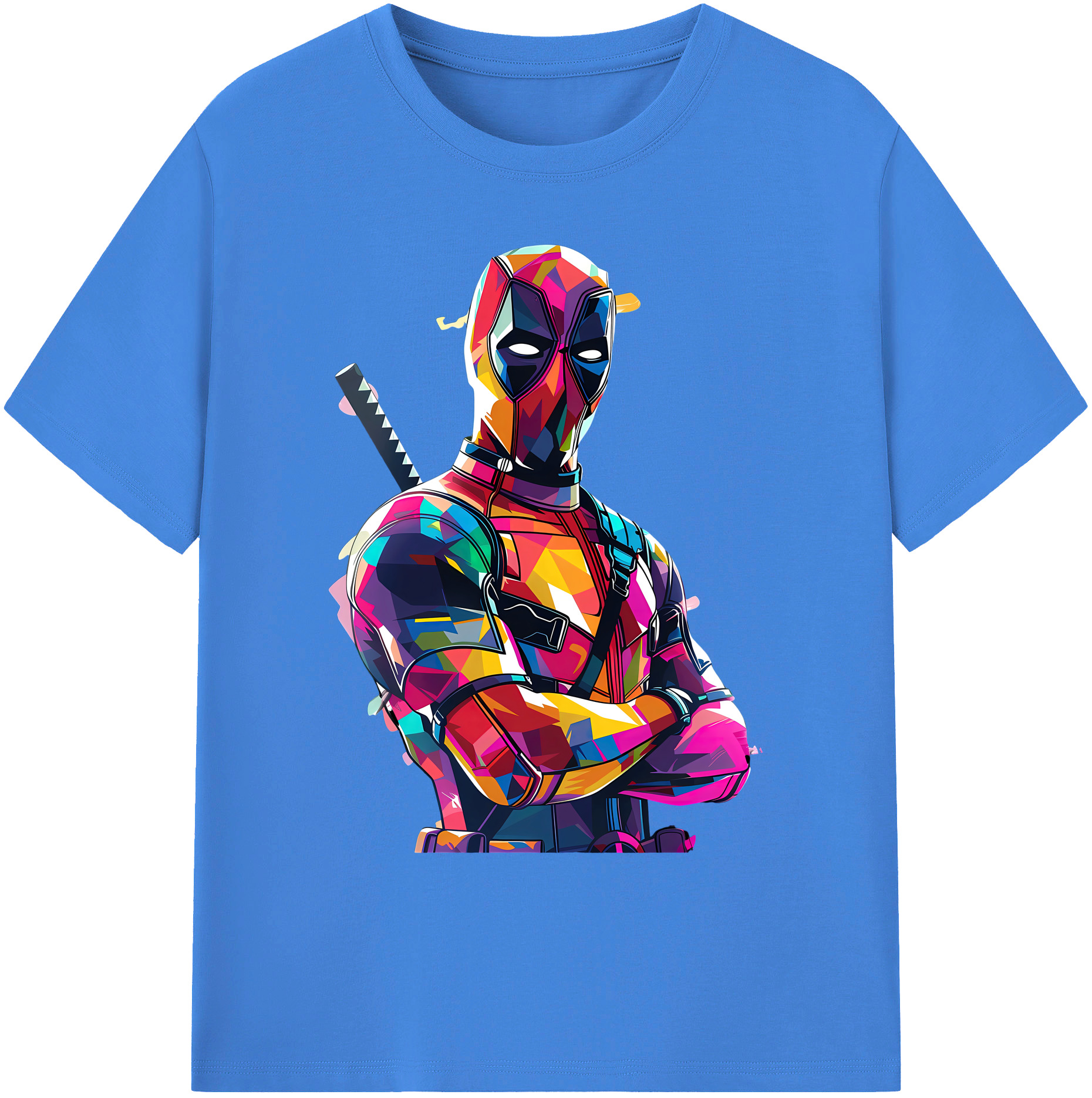 （画像用） Deadpool デッドプール 綿100％ メンズ半袖Tシャツ｜肌触りやわらか＆通気性